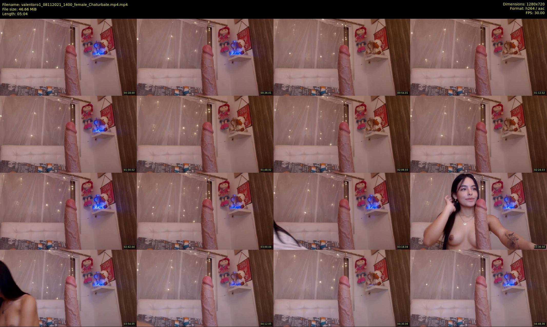 valentoro1 — 6 minute Chaturbate female cam show recording, 720p, Nov 8, 2021