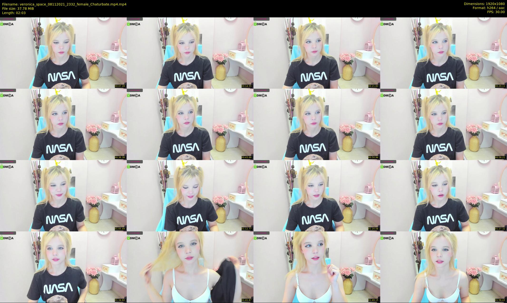 veronica_space — 3 minute Chaturbate female cam show recording, 1080p, Nov 8, 2021
