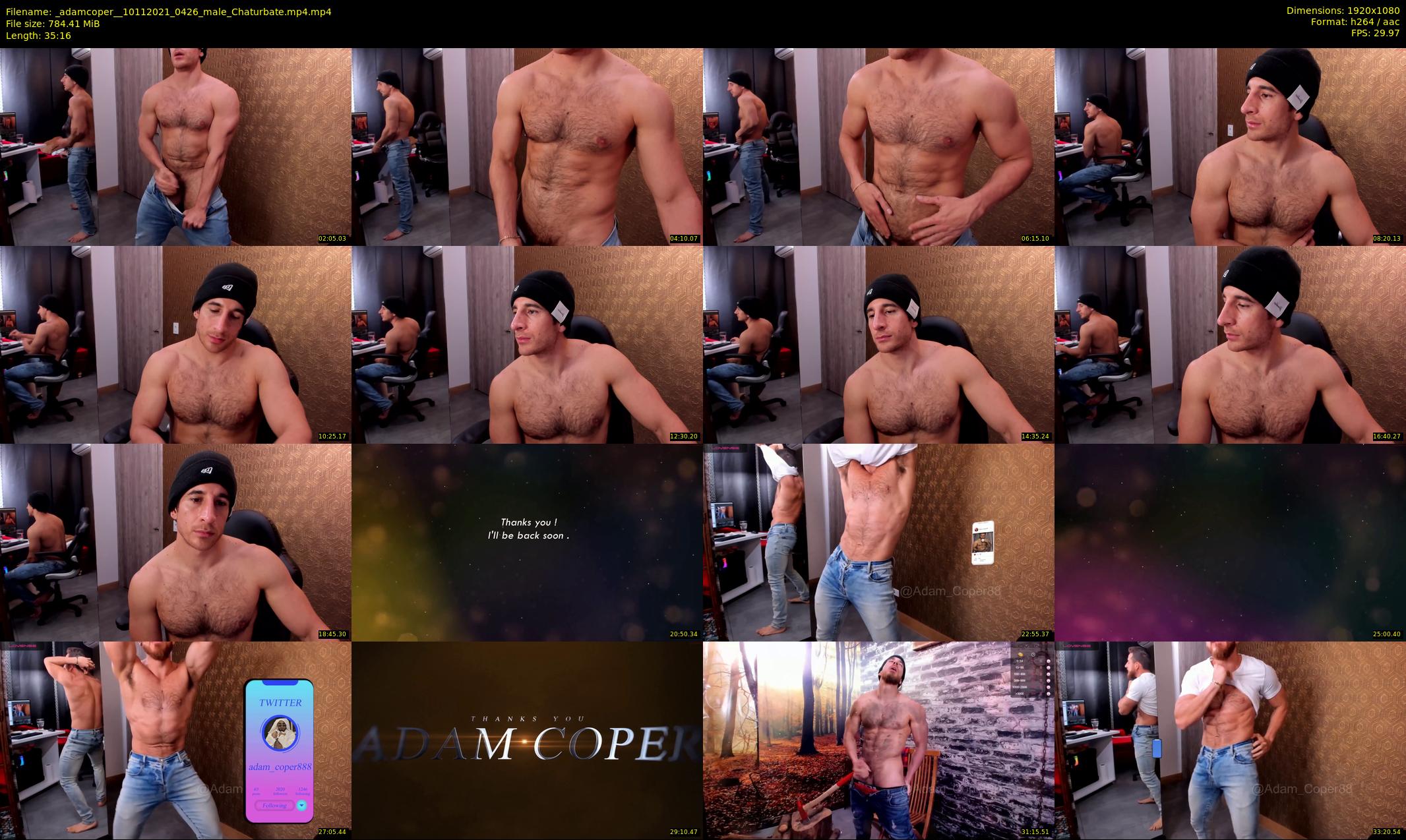 _adamcoper_ — 36 minute Chaturbate male cam show recording, 1080p, Nov 10, 2021