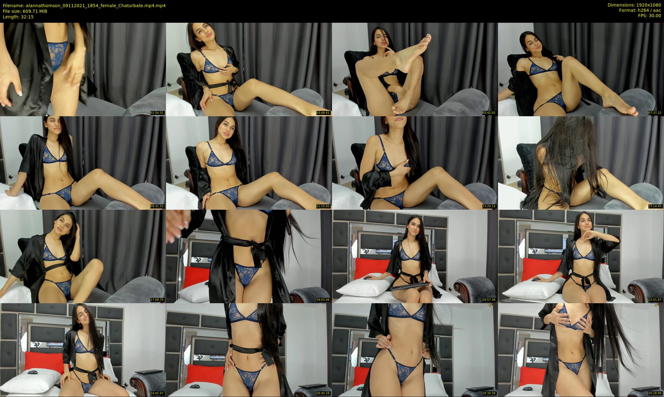alannathomson — 33 minute Chaturbate female cam show recording, 1080p, Nov 9, 2021