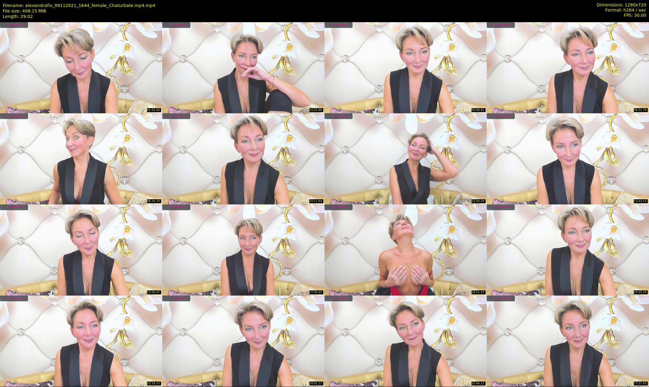 alexandrafix — 30 minute Chaturbate female cam show recording, 720p, Nov 9, 2021