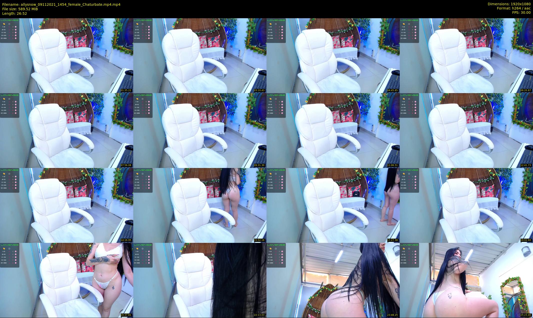 allysnow — 27 minute Chaturbate female cam show recording, 1080p, Nov 9, 2021