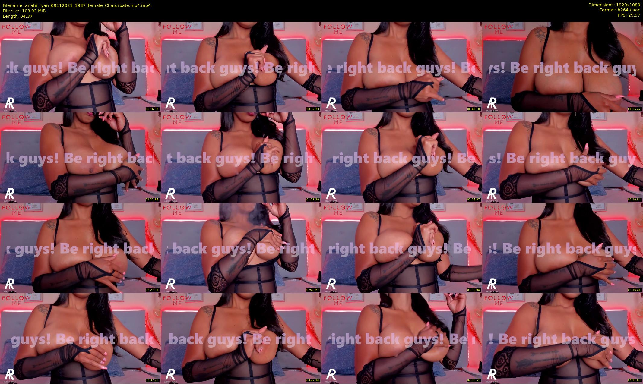 anahi_ryan — 5 minute Chaturbate female cam show recording, 1080p, Nov 9, 2021