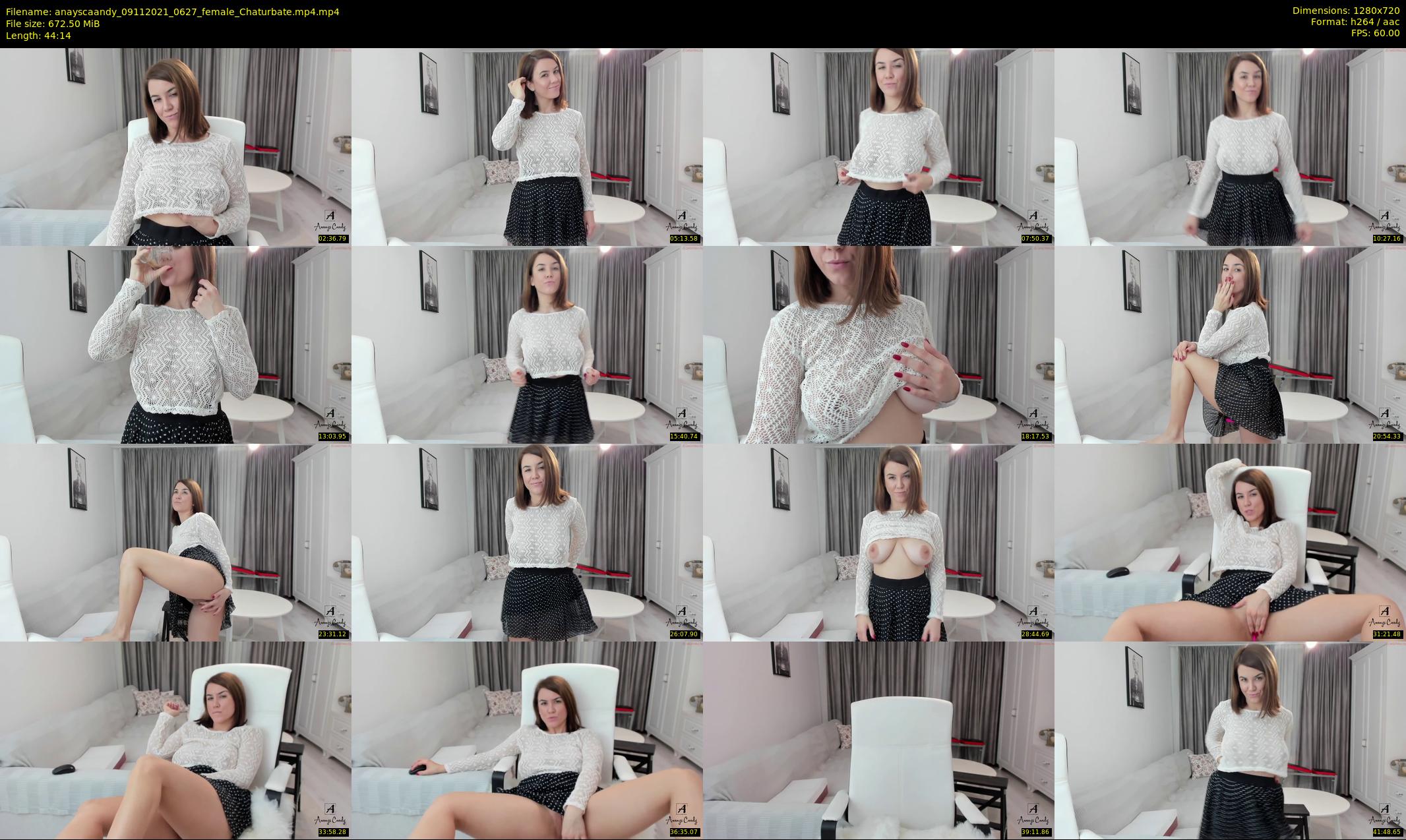 anayscaandy — 45 minute Chaturbate female cam show recording, 720p, Nov 9, 2021