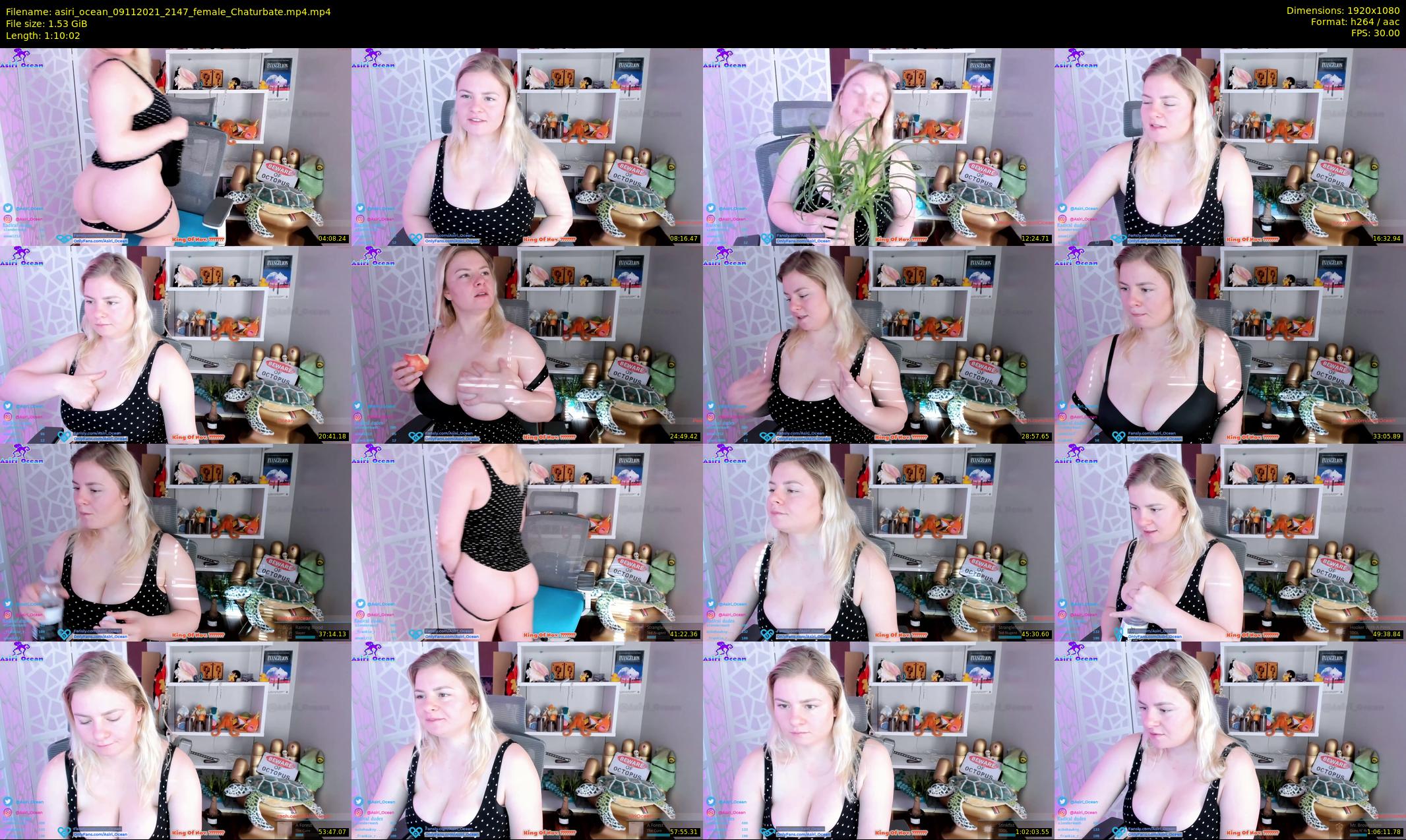 asiri_ocean — 71 minute Chaturbate female cam show recording, 1080p, Nov 9, 2021