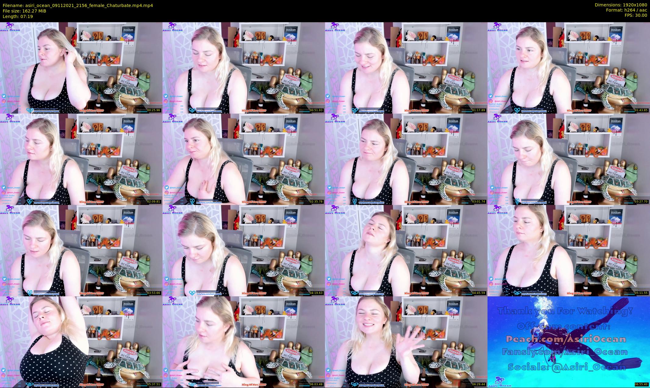 asiri_ocean — 8 minute Chaturbate female cam show recording, 1080p, Nov 9, 2021