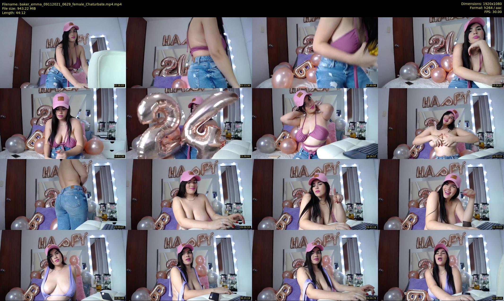 baker_emma — 45 minute Chaturbate female cam show recording, 1080p, Nov 9, 2021