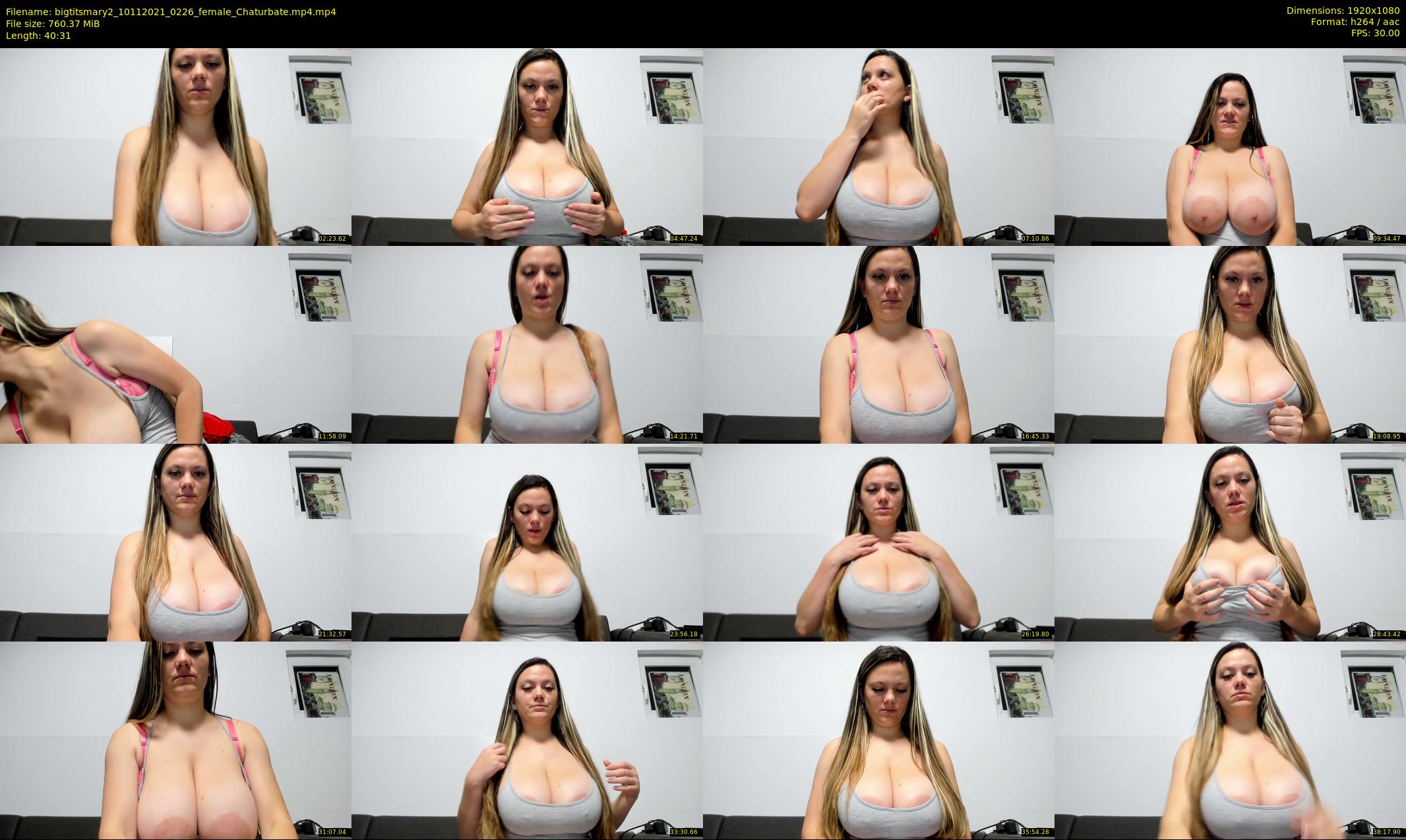 bigtitsmary2 — 41 minute Chaturbate female cam show recording, 1080p, Nov 10, 2021