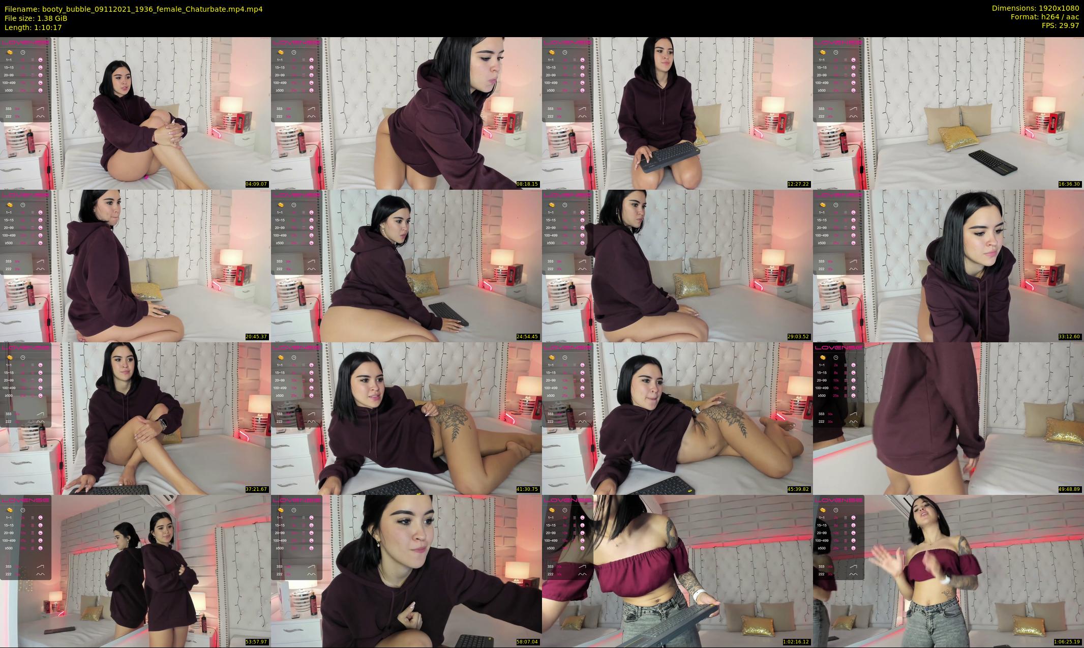 booty_bubble — 71 minute Chaturbate female cam show recording, 1080p, Nov 9, 2021