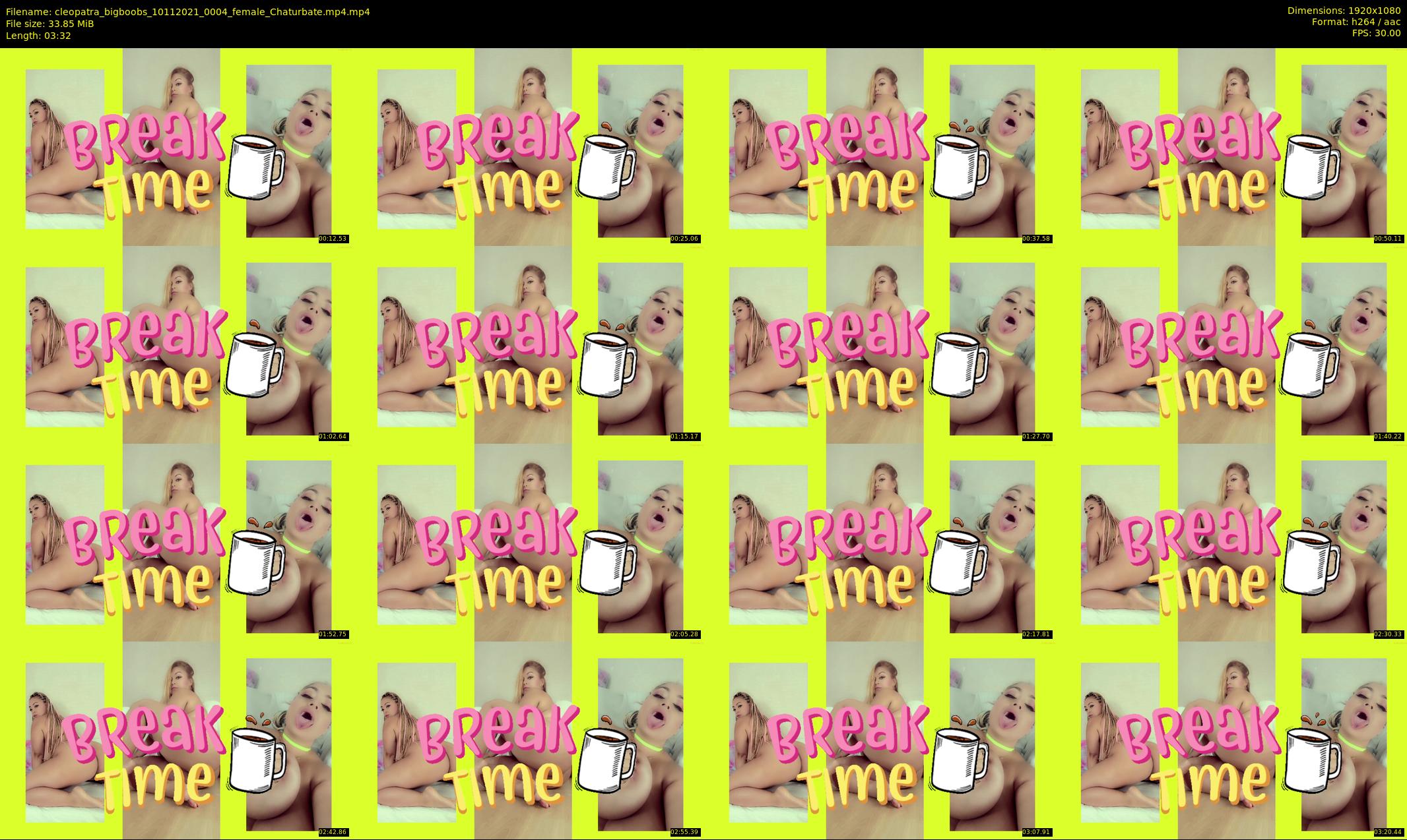 cleopatra_bigboobs — 4 minute Chaturbate female cam show recording, 1080p, Nov 10, 2021