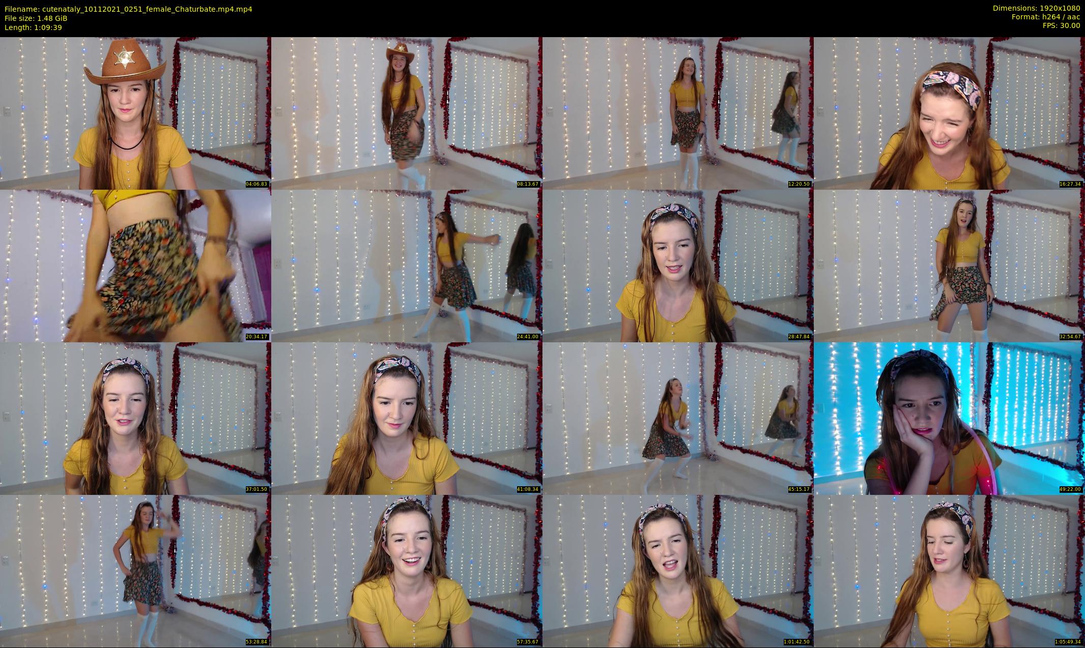 cutenataly — 70 minute Chaturbate female cam show recording, 1080p, Nov 10, 2021