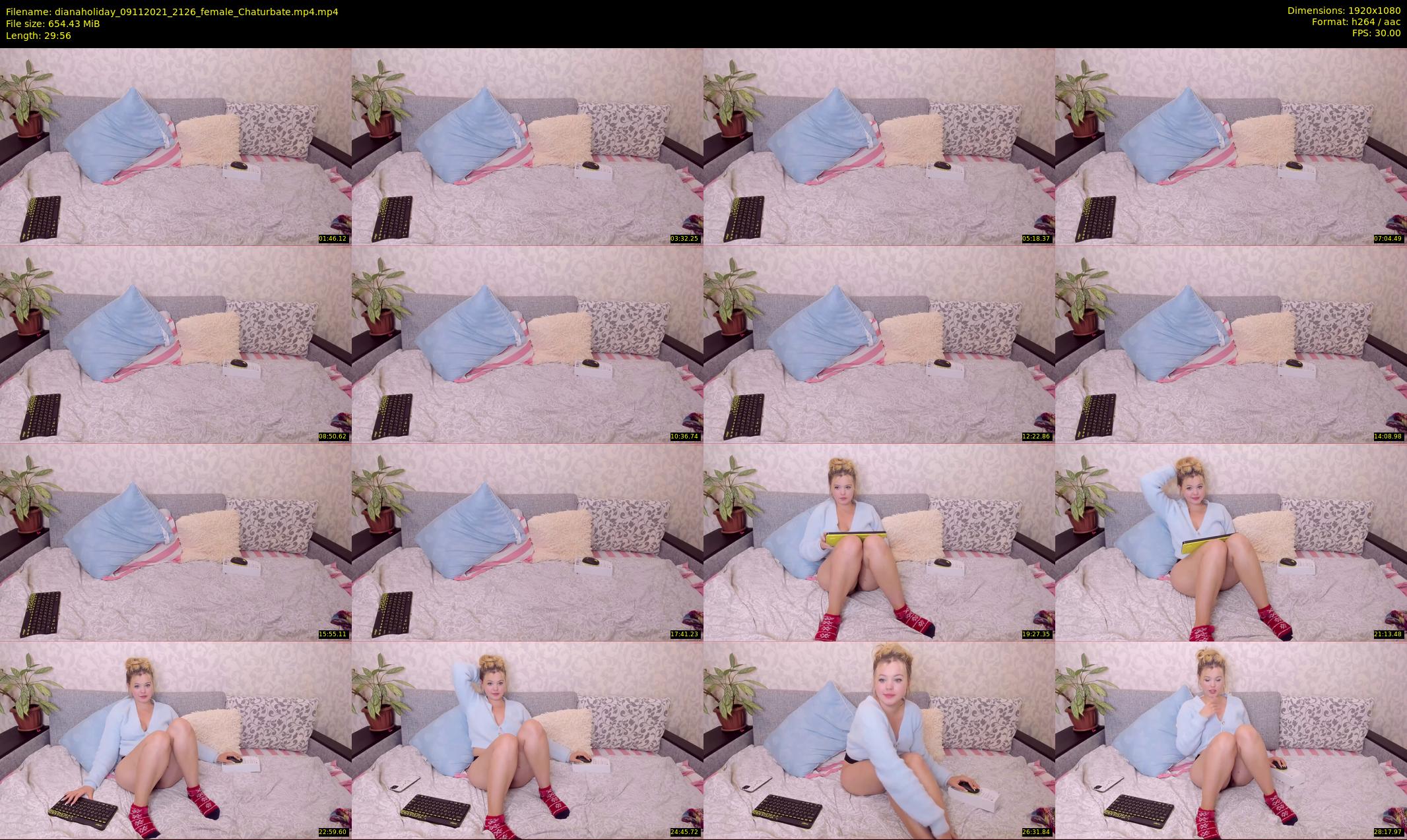 dianaholiday — 30 minute Chaturbate female cam show recording, 1080p, Nov 9, 2021
