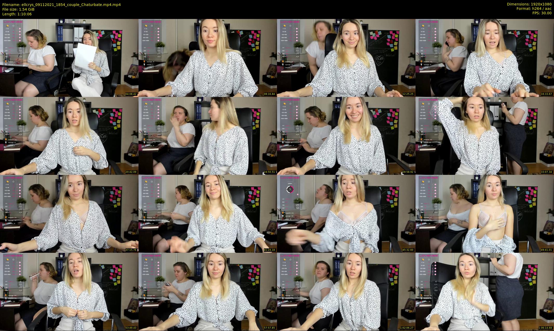 ellcrys — 71 minute Chaturbate couple cam show recording, 1080p, Nov 9, 2021