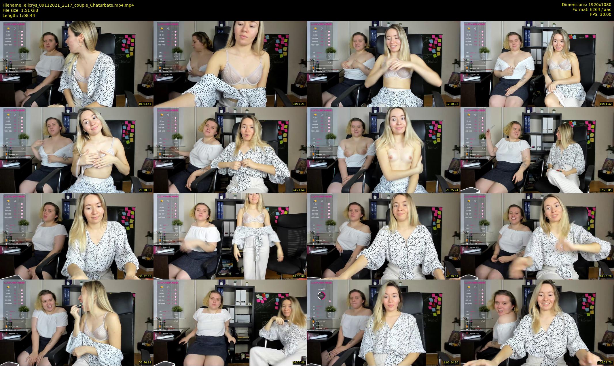 ellcrys — 69 minute Chaturbate couple cam show recording, 1080p, Nov 9, 2021