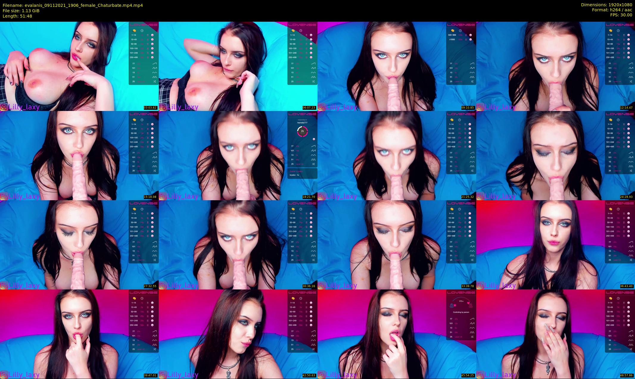 evalanis — 52 minute Chaturbate couple cam show recording, 1080p, Nov 9, 2021