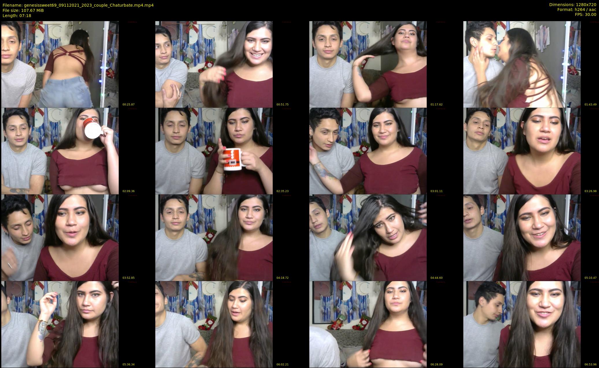 genesissweet69 — 8 minute Chaturbate couple cam show recording, 720p, Nov 9, 2021