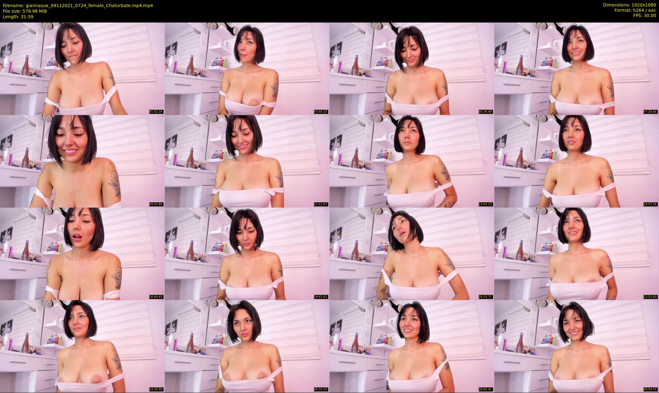 giannasue — 32 minute Chaturbate female cam show recording, 1080p, Nov 9, 2021