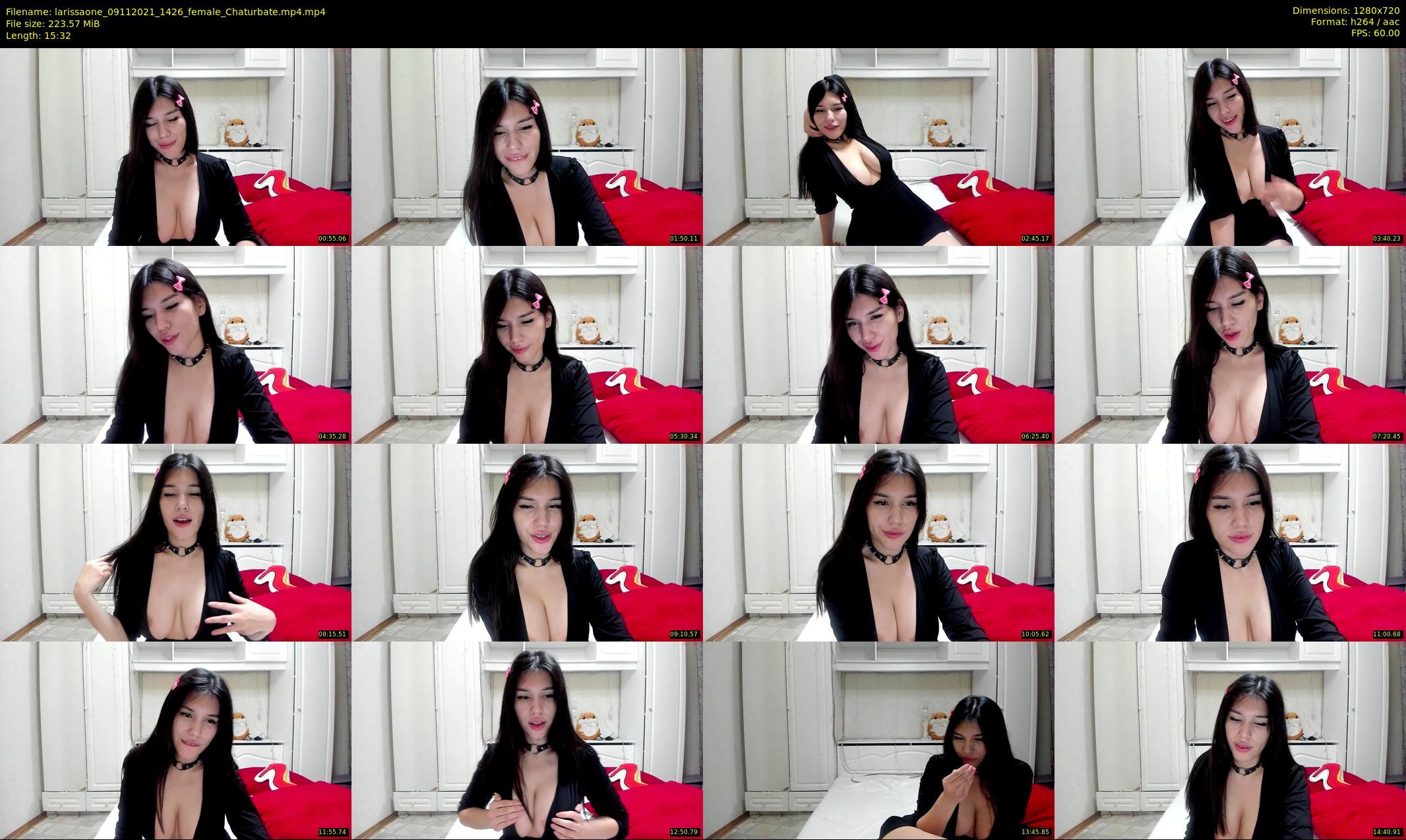 larissaone — 16 minute Chaturbate female cam show recording, 720p, Nov 9, 2021