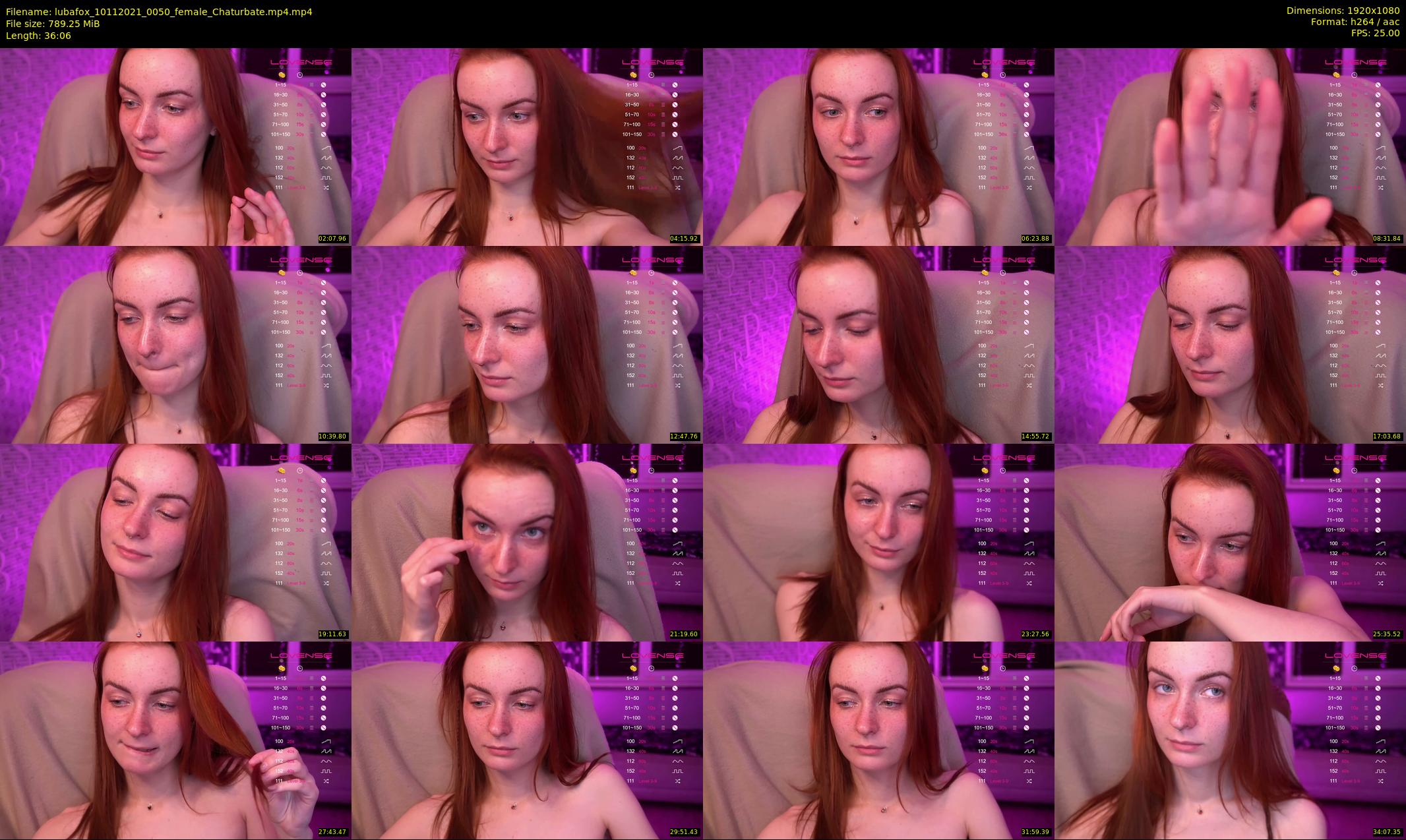 lubafox — 37 minute Chaturbate female cam show recording, 1080p, Nov 10, 2021