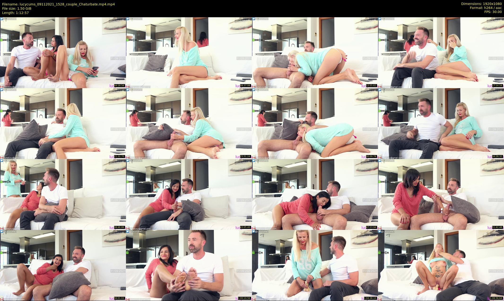 lucycums — 73 minute Chaturbate couple cam show recording, 1080p, Nov 9, 2021