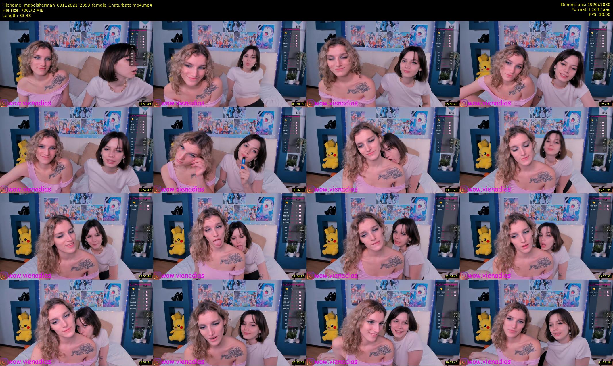 mabelsherman — 34 minute Chaturbate couple cam show recording, 1080p, Nov 9, 2021