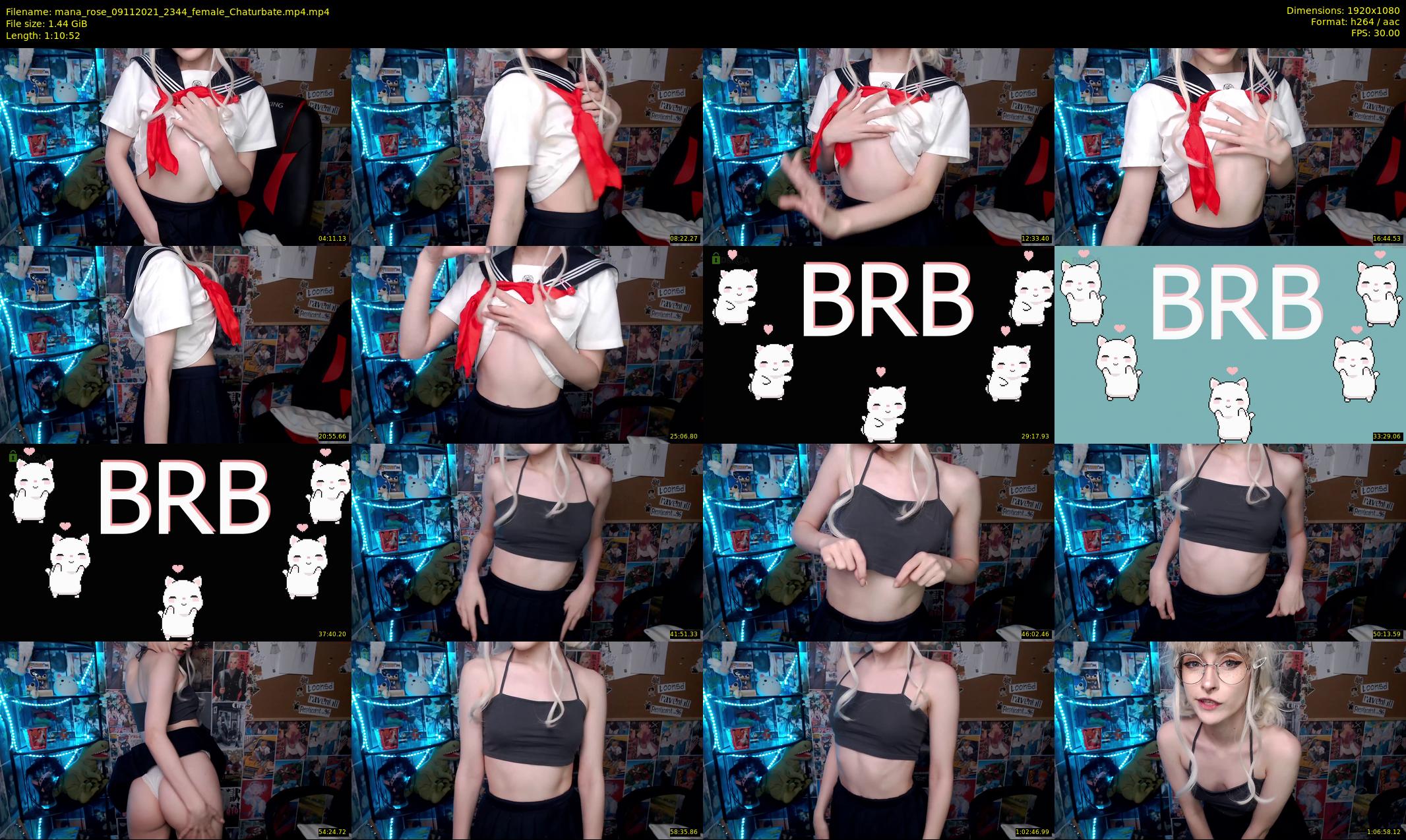 mana_rose — 71 minute Chaturbate female cam show recording, 1080p, Nov 9, 2021