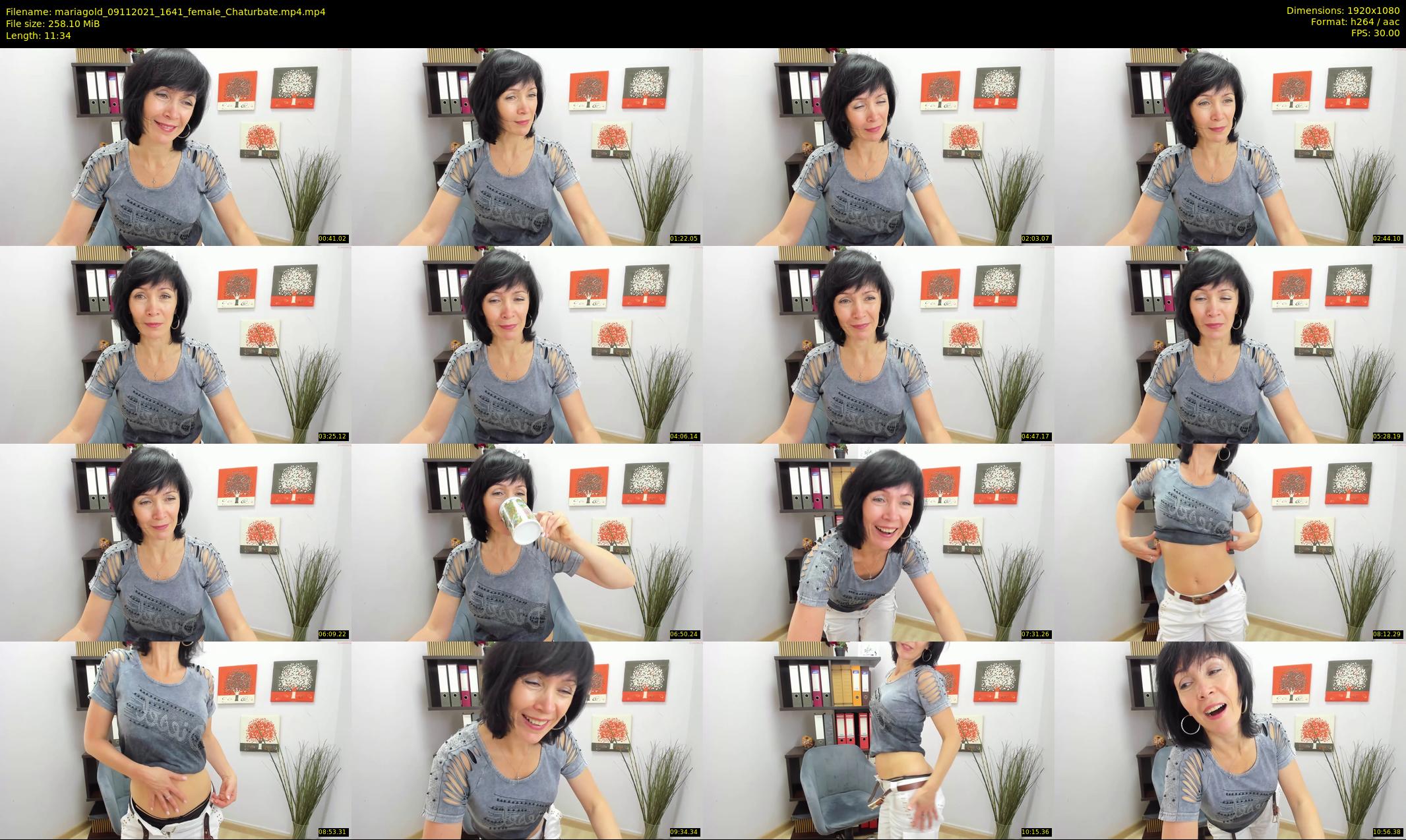 mariagold — 12 minute Chaturbate female cam show recording, 1080p, Nov 9, 2021