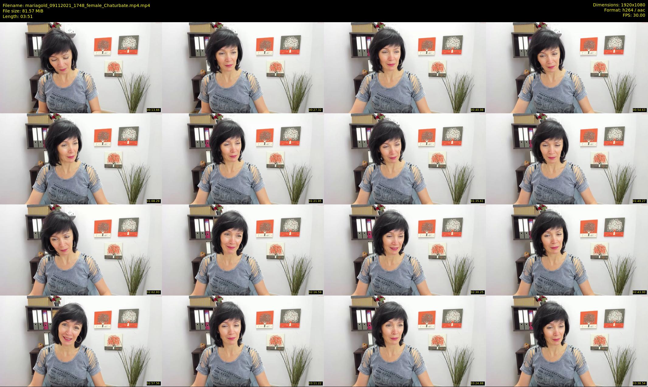 mariagold — 4 minute Chaturbate female cam show recording, 1080p, Nov 9, 2021