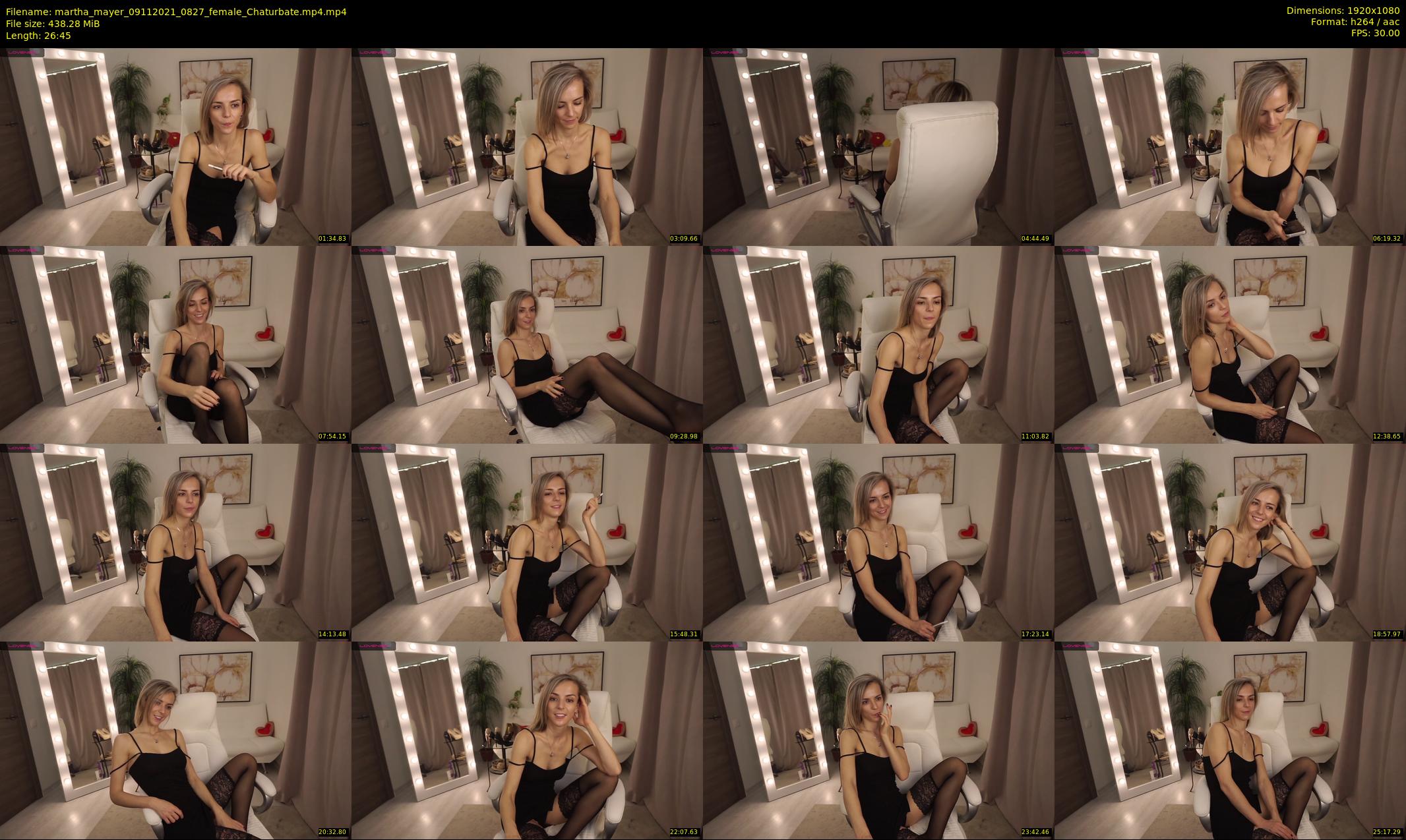 martha_mayer — 27 minute Chaturbate female cam show recording, 1080p, Nov 9, 2021