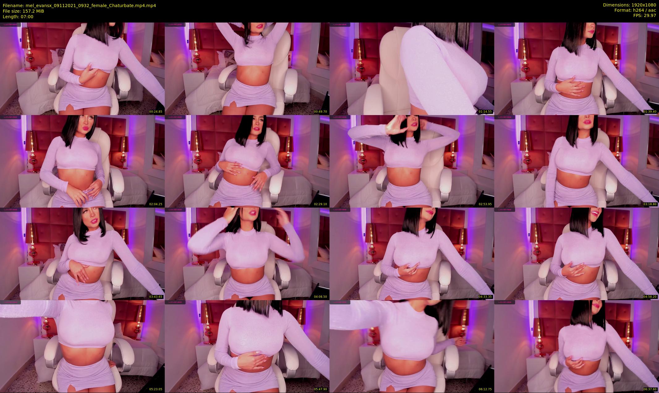 mel_evansx — 7 minute Chaturbate female cam show recording, 1080p, Nov 9, 2021