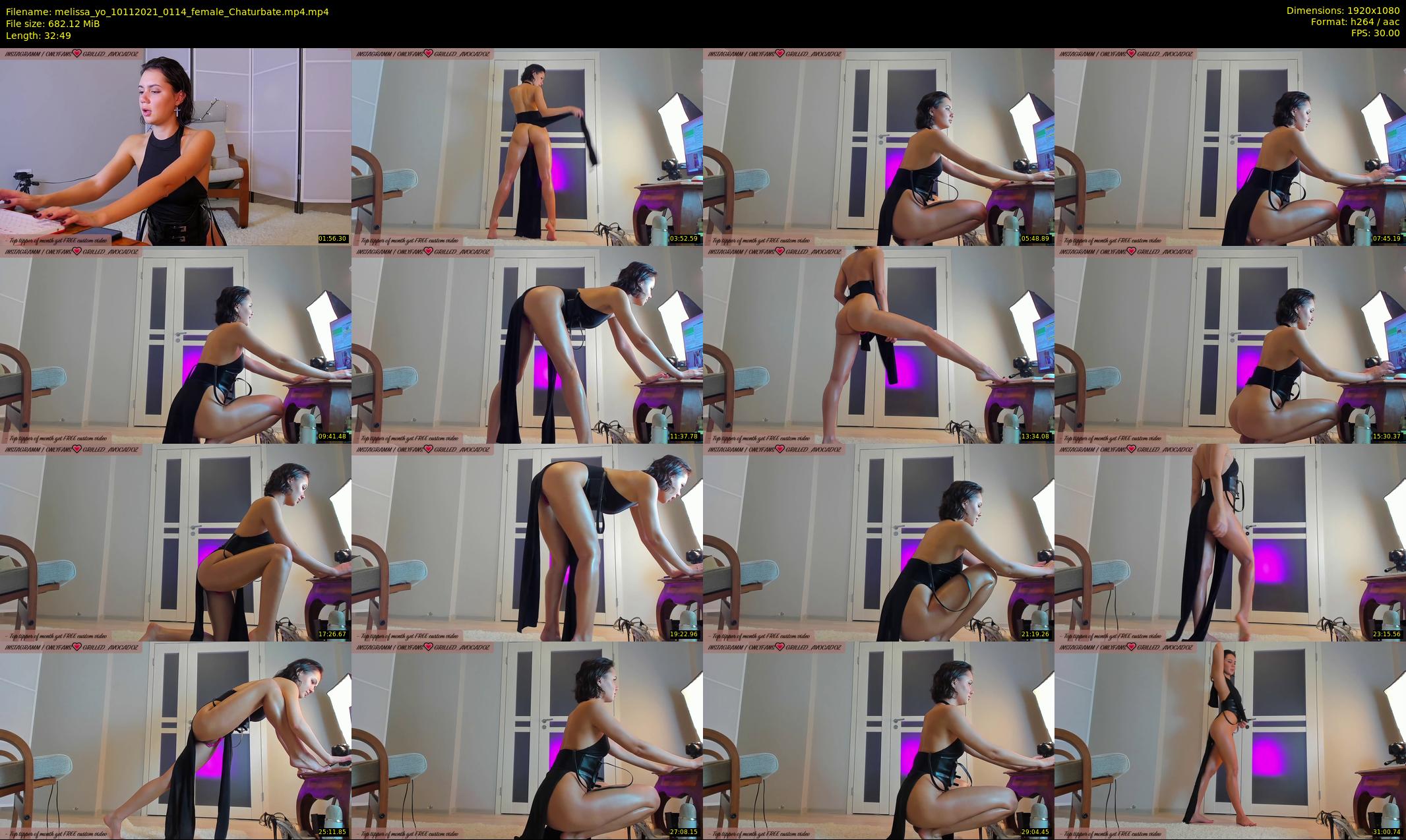 melissa_yo — 33 minute Chaturbate female cam show recording, 1080p, Nov 10, 2021