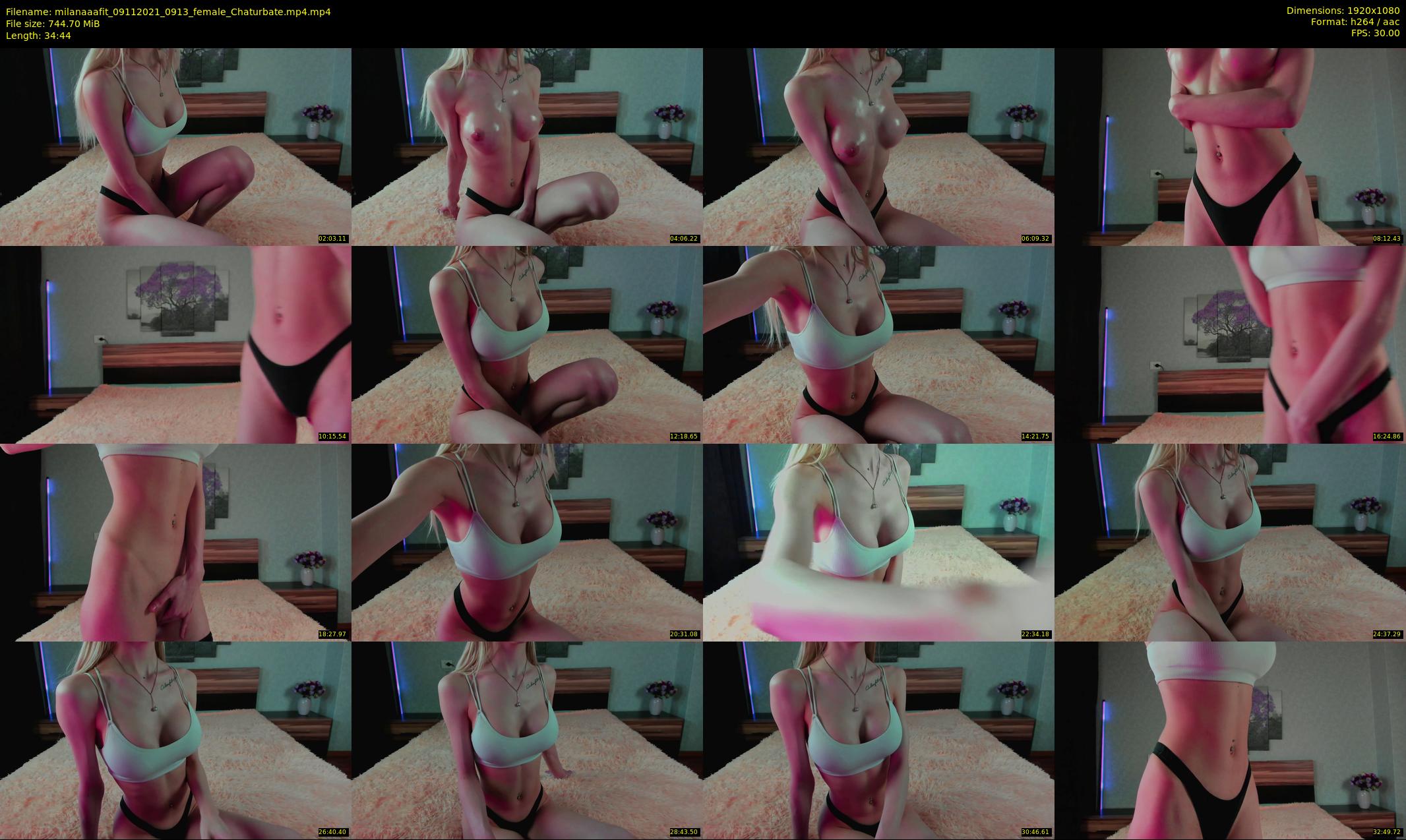 milanaaafit — 35 minute Chaturbate couple cam show recording, 1080p, Nov 9, 2021