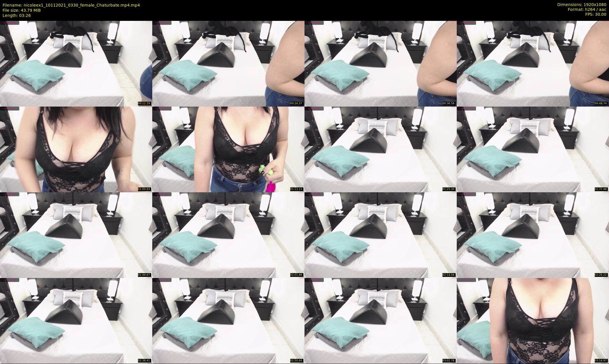 nicoleex1 — 4 minute Chaturbate female cam show recording, 1080p, Nov 10, 2021