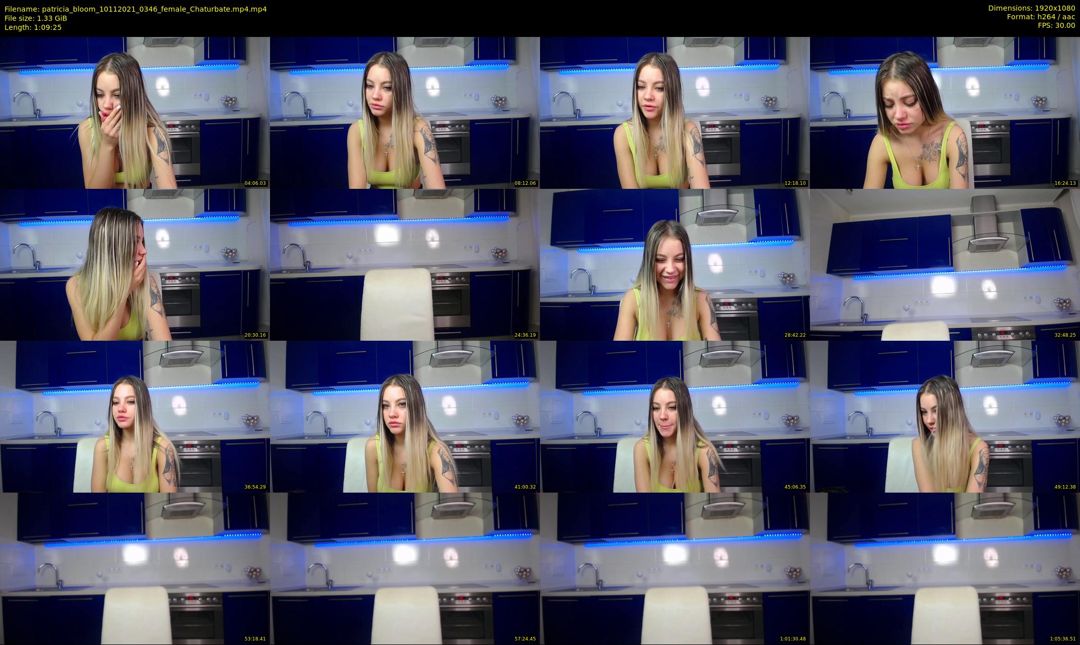 patricia_bloom — 70 minute Chaturbate female cam show recording, 1080p, Nov 10, 2021