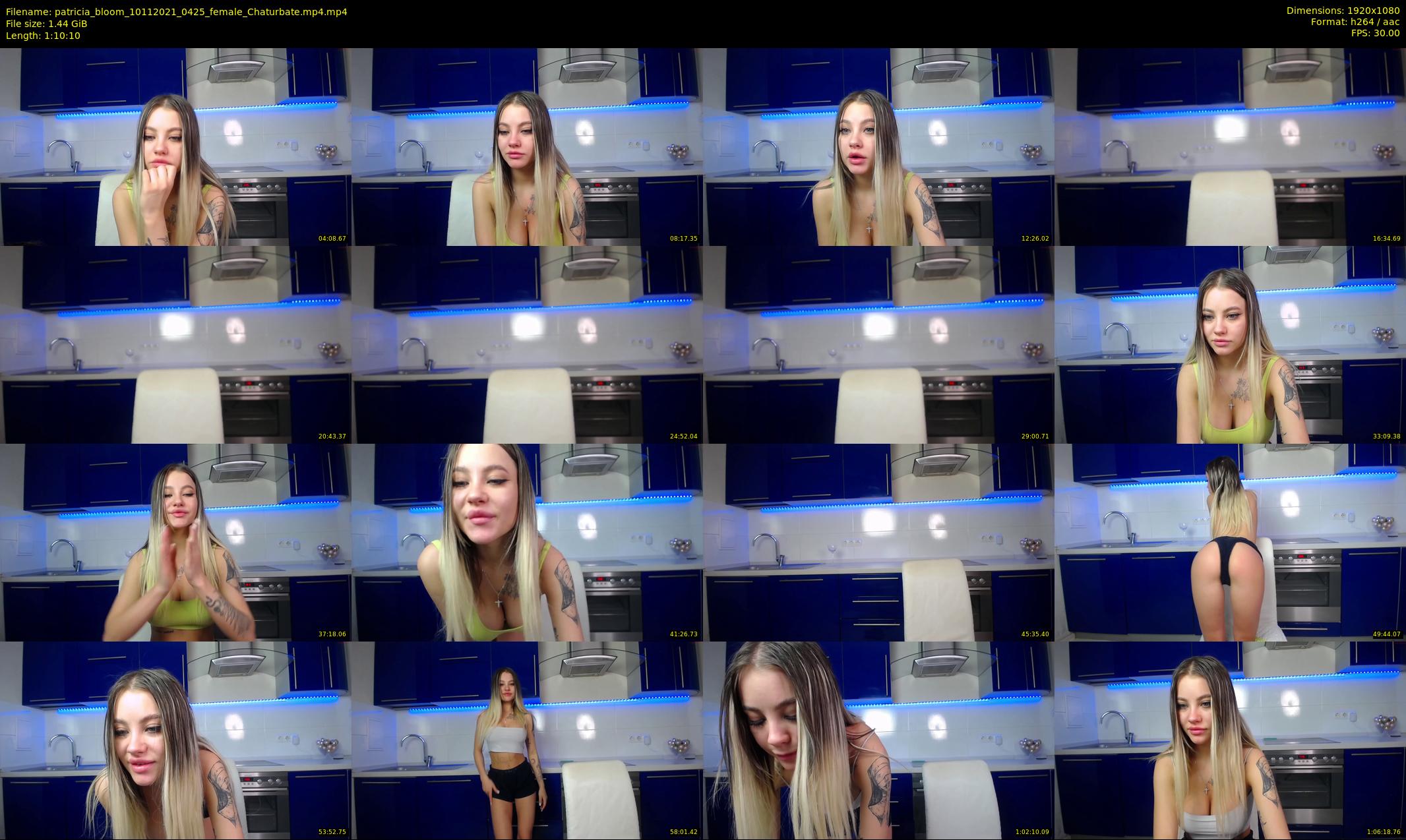 patricia_bloom — 71 minute Chaturbate female cam show recording, 1080p, Nov 10, 2021