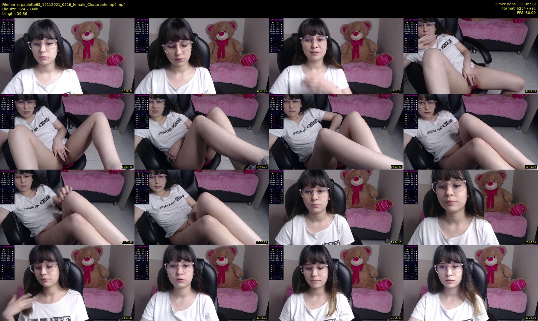 paulette65 — 40 minute Chaturbate female cam show recording, 720p, Nov 10, 2021