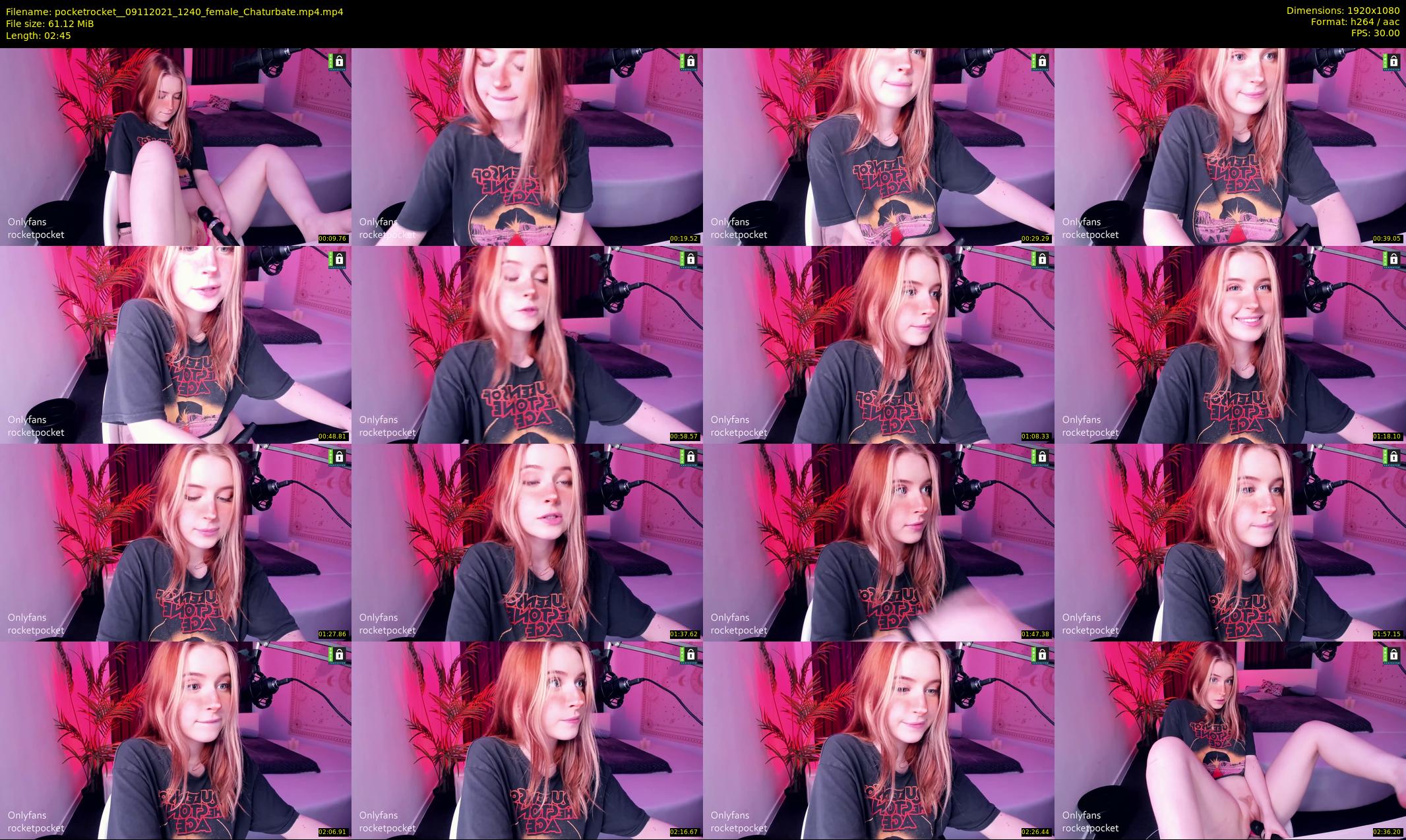 pocketrocket_ — 3 minute Chaturbate female cam show recording, 1080p, Nov 9, 2021
