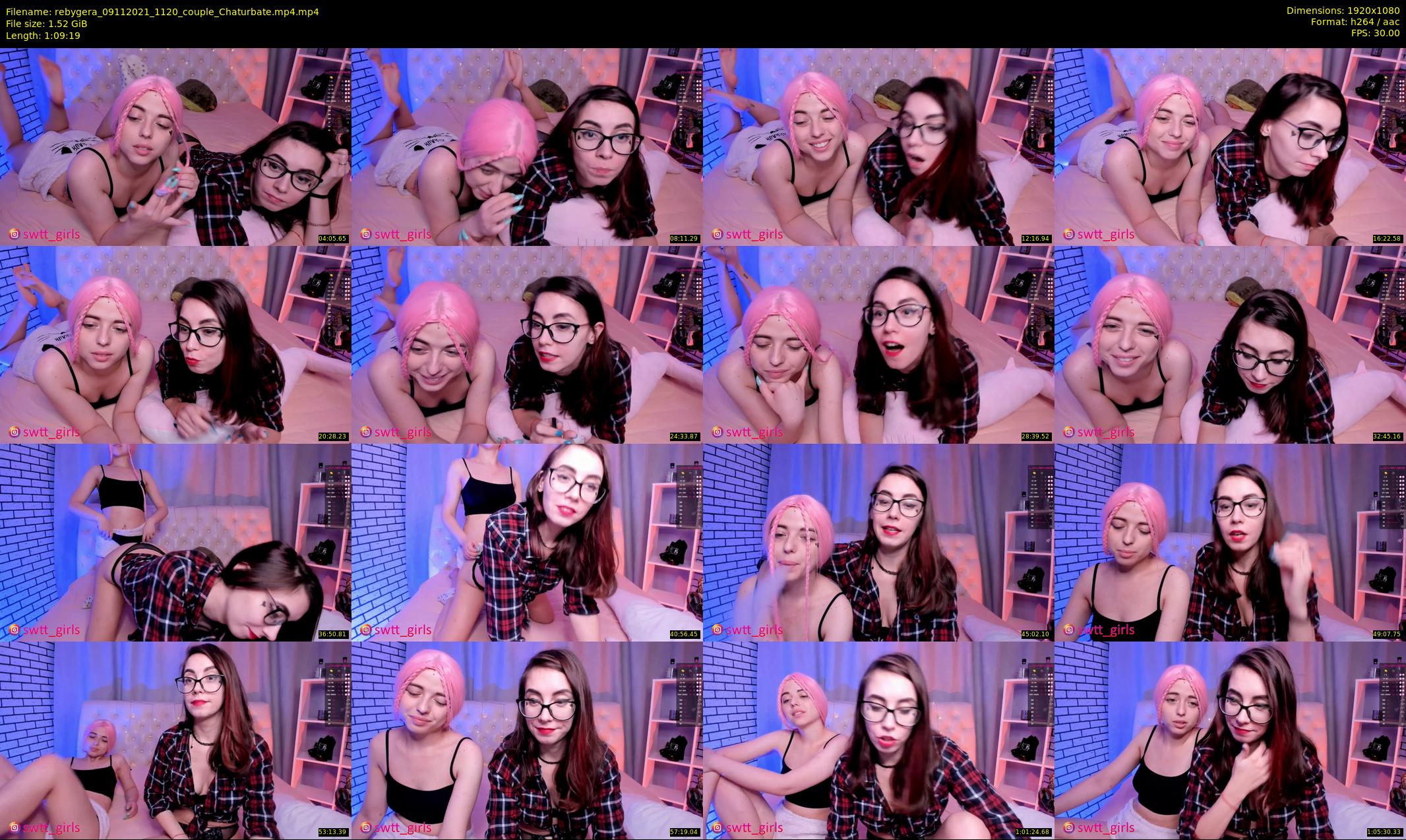 rebygera — 70 minute Chaturbate couple cam show recording, 1080p, Nov 9, 2021