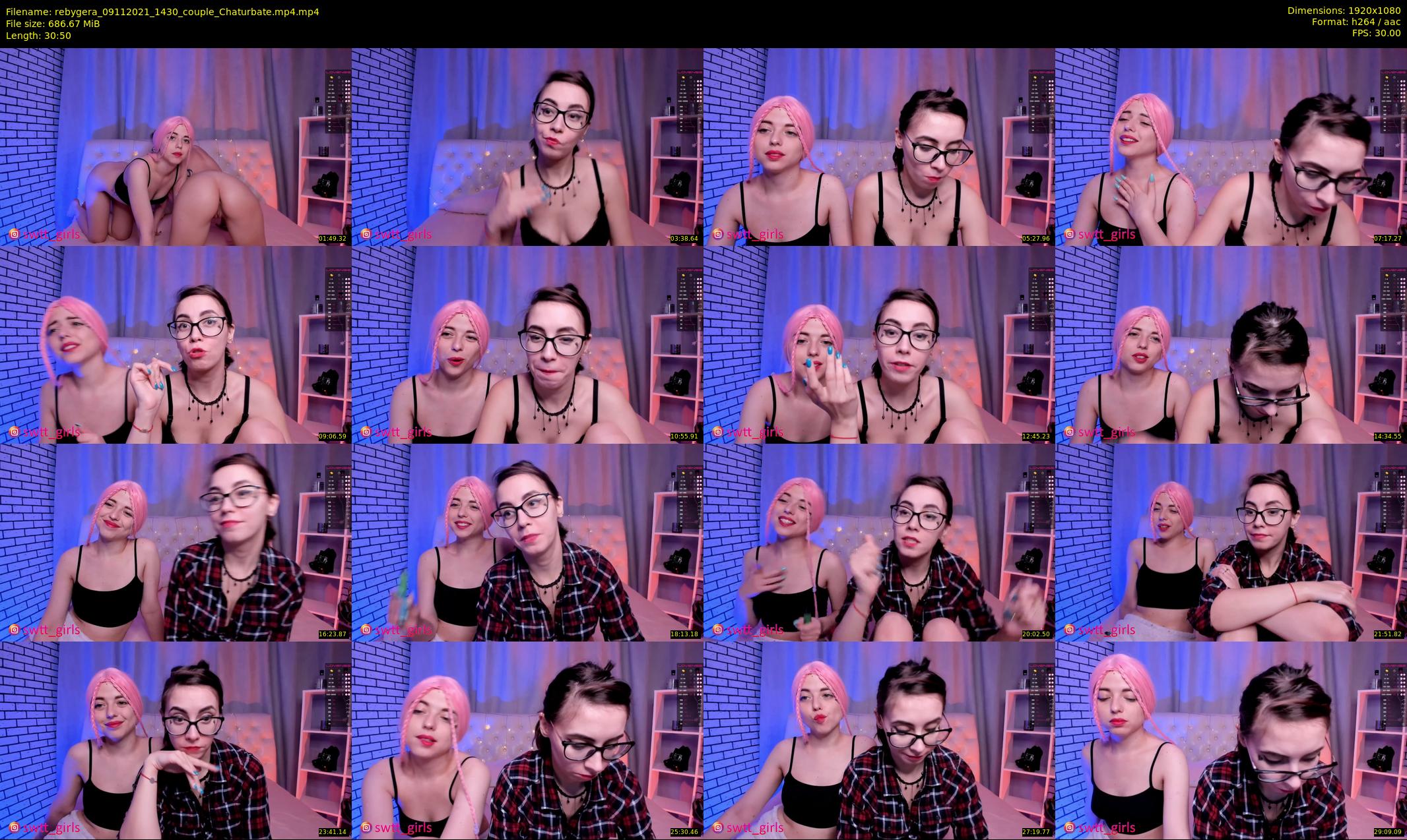 rebygera — 31 minute Chaturbate couple cam show recording, 1080p, Nov 9, 2021