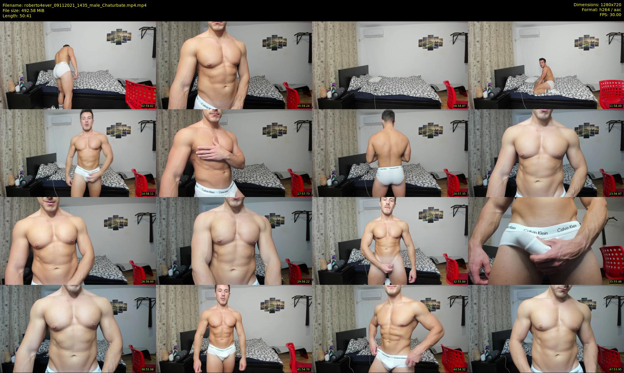 roberto4ever — 51 minute Chaturbate male cam show recording, 720p, Nov 9, 2021