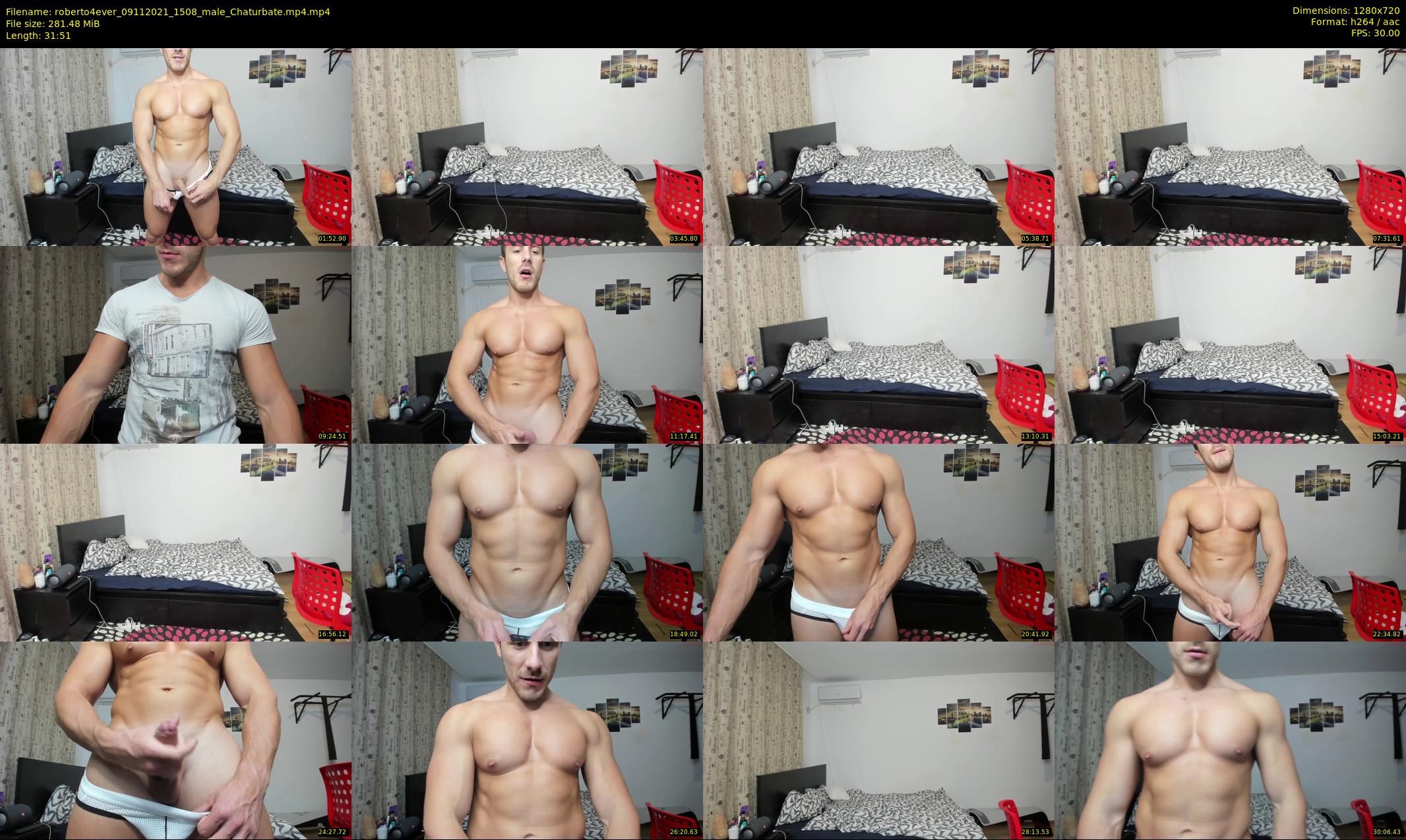 roberto4ever — 32 minute Chaturbate male cam show recording, 720p, Nov 9, 2021