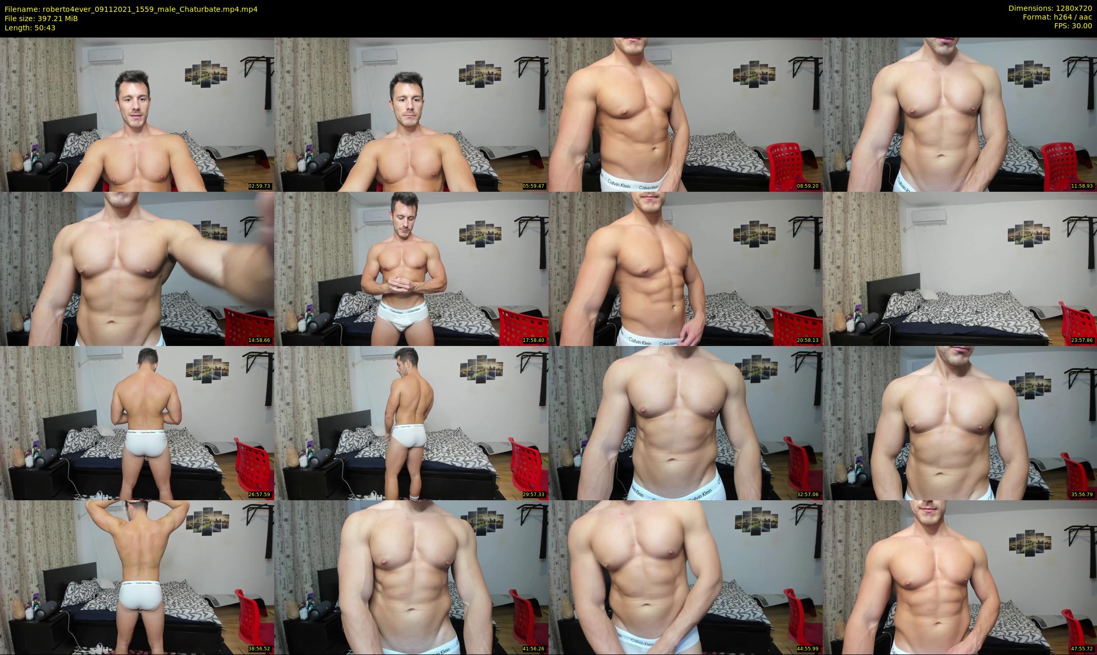 roberto4ever — 51 minute Chaturbate male cam show recording, 720p, Nov 9, 2021