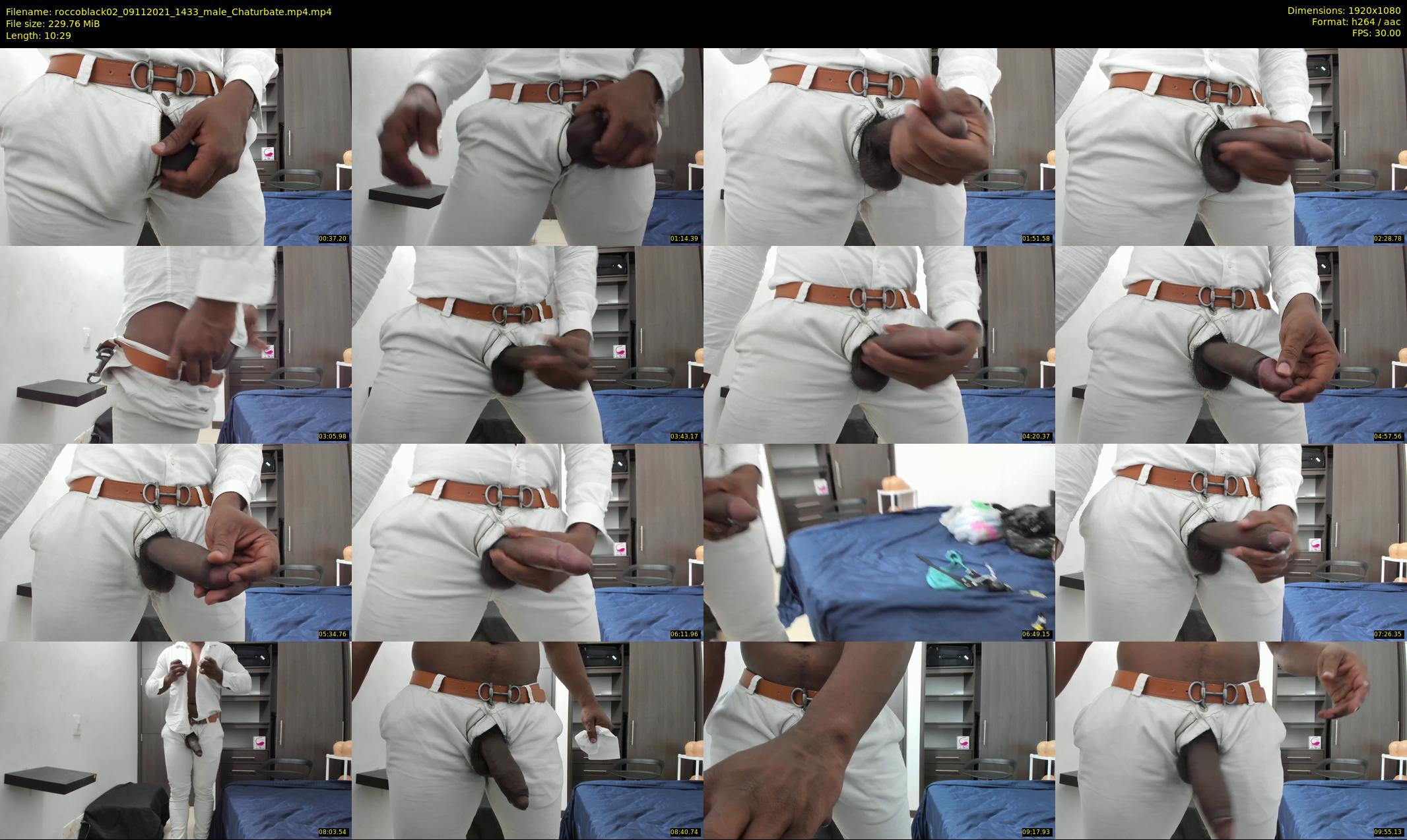 roccoblack02 — 11 minute Chaturbate male cam show recording, 1080p, Nov 9, 2021