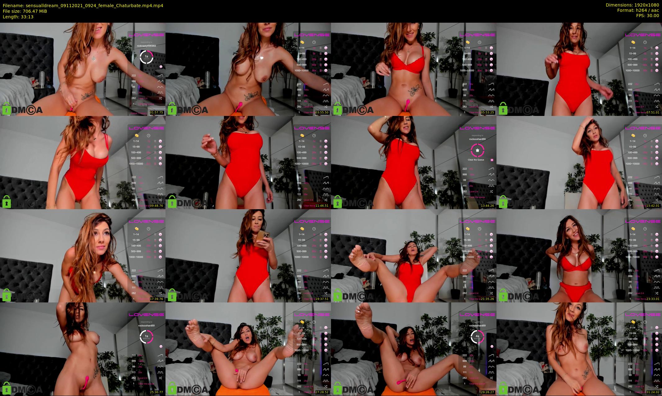 sensualldream — 34 minute Chaturbate female cam show recording, 1080p, Nov 9, 2021