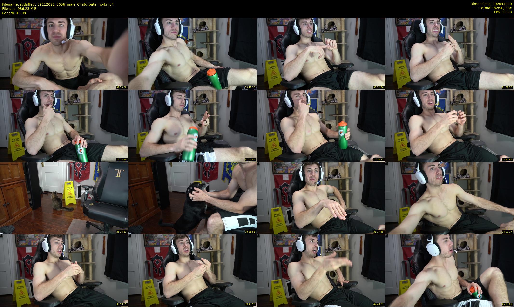 sydaffect — 49 minute Chaturbate male cam show recording, 1080p, Nov 9, 2021