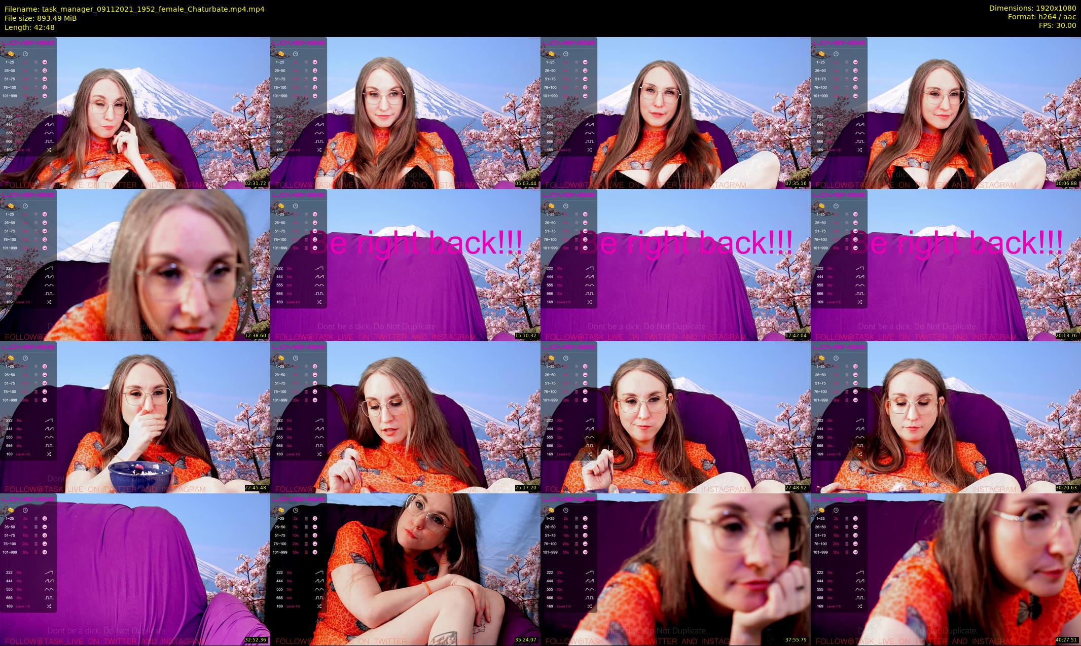 task_manager — 43 minute Chaturbate couple cam show recording, 1080p, Nov 9, 2021