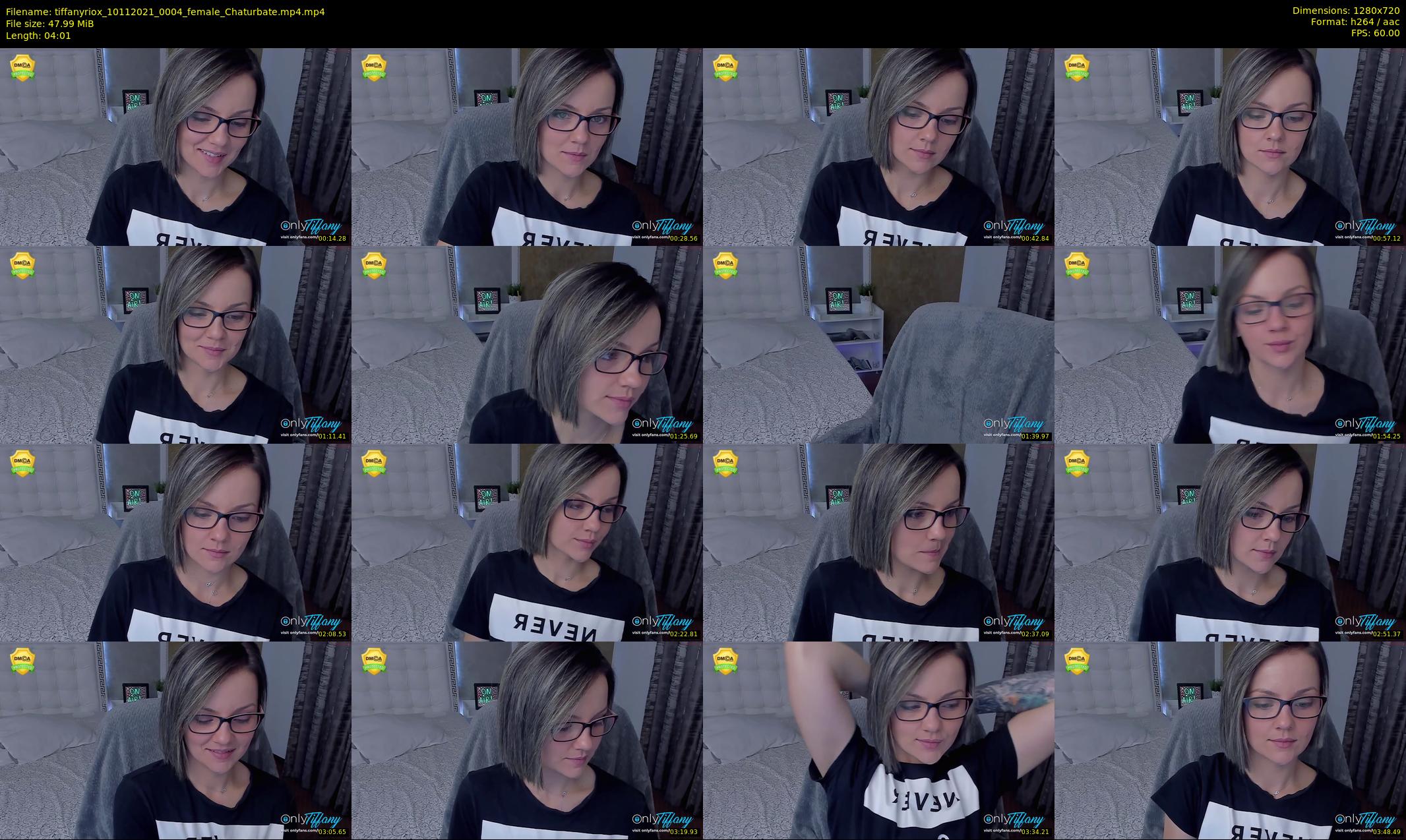 tiffanyriox — 5 minute Chaturbate female cam show recording, 720p, Nov 10, 2021
