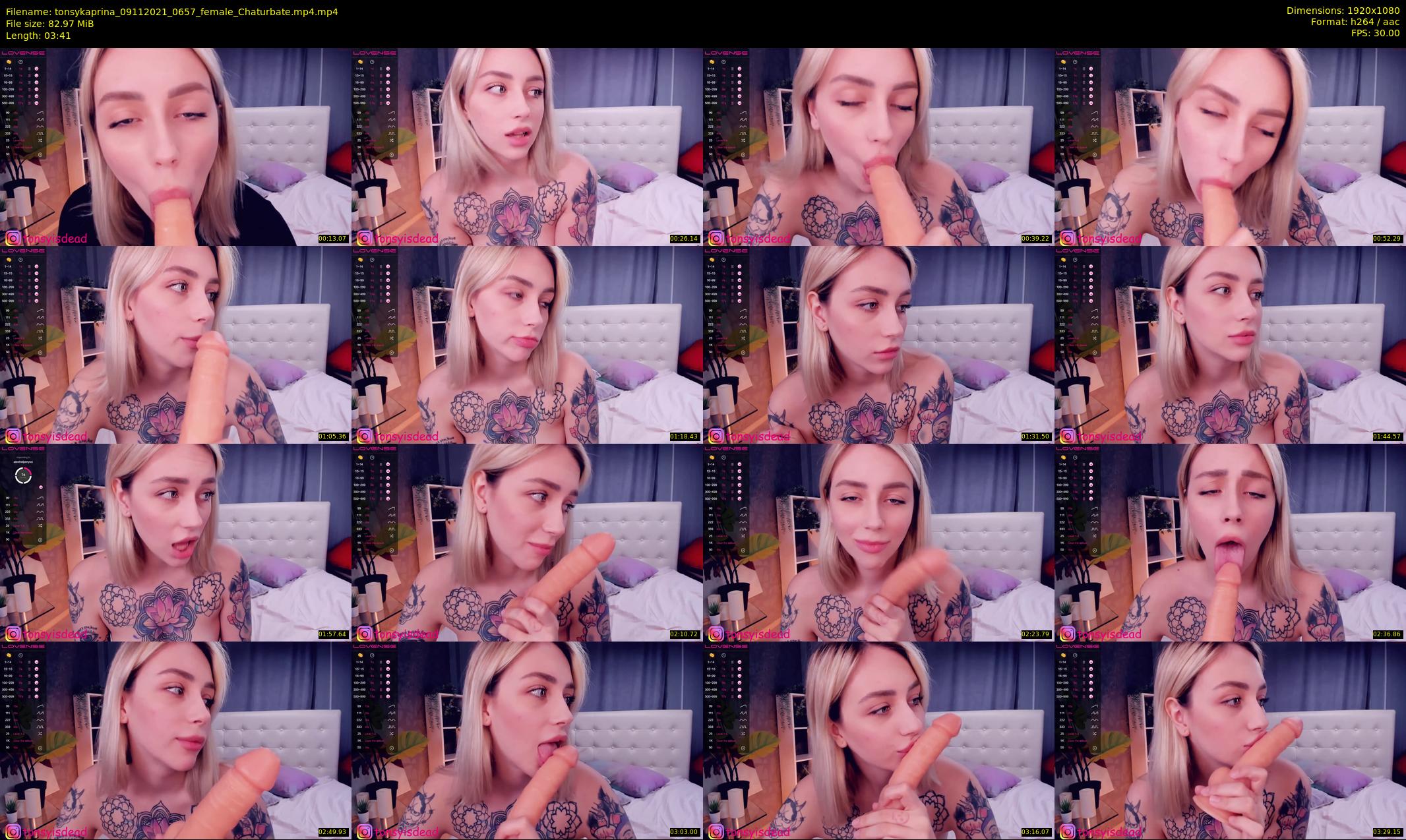 tonsykaprina — 4 minute Chaturbate couple cam show recording, 1080p, Nov 9, 2021