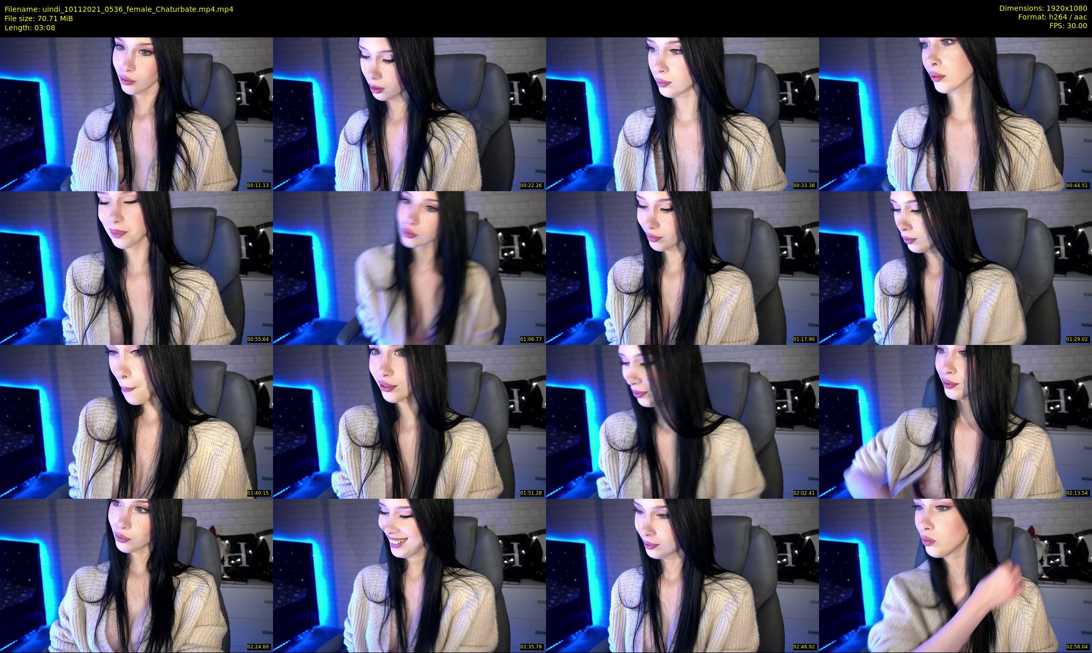 uindi — 4 minute Chaturbate female cam show recording, 1080p, Nov 10, 2021
