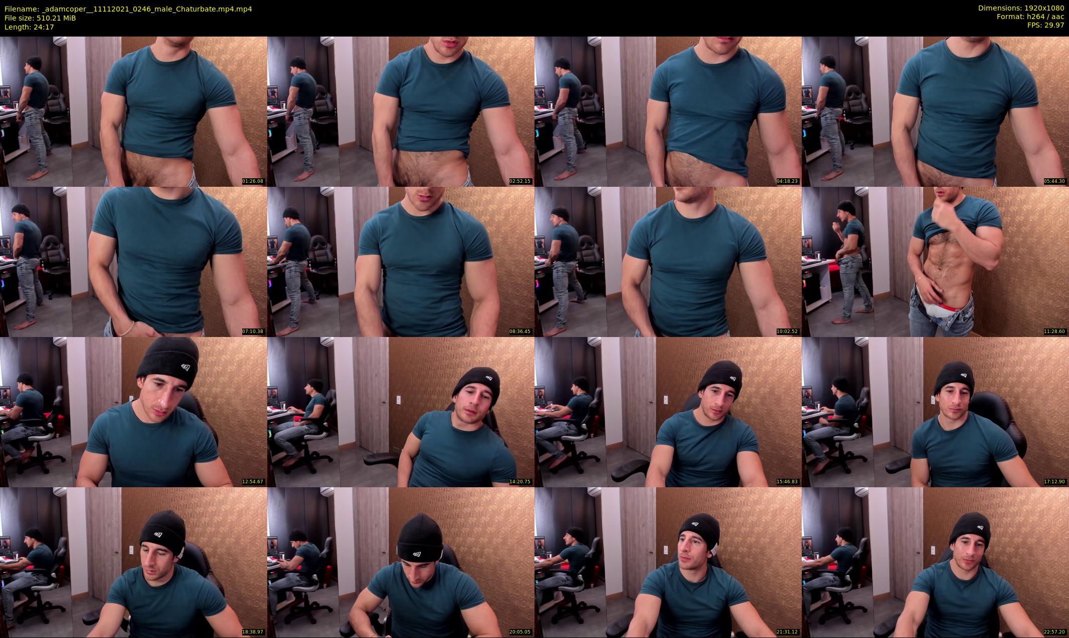 _adamcoper_ — 25 minute Chaturbate male cam show recording, 1080p, Nov 11, 2021
